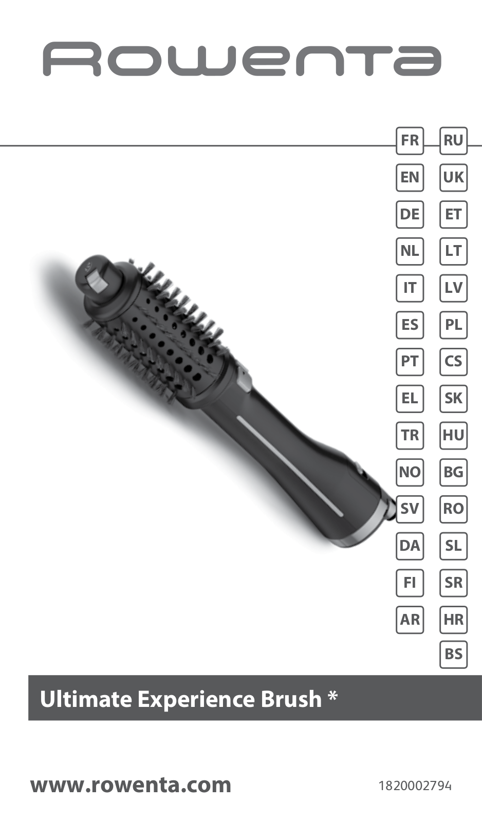 Rowenta CF9620F0 User Manual