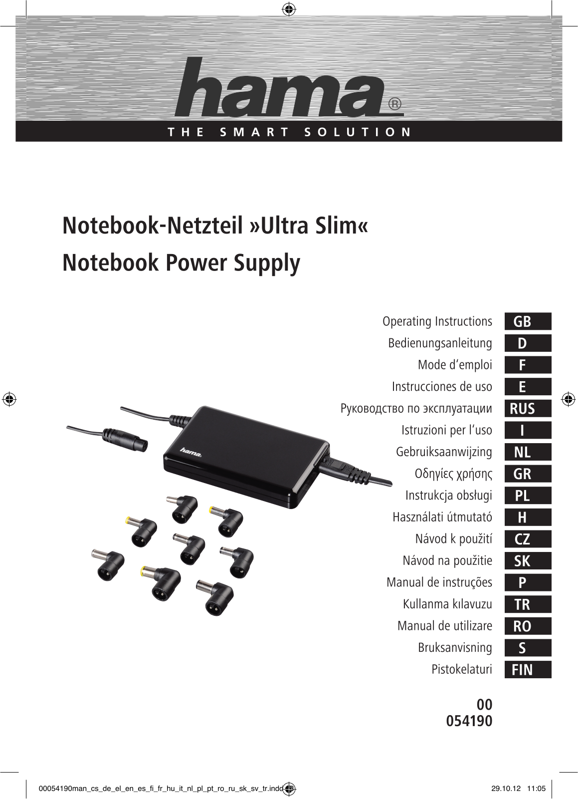 Hama 54190 User manual