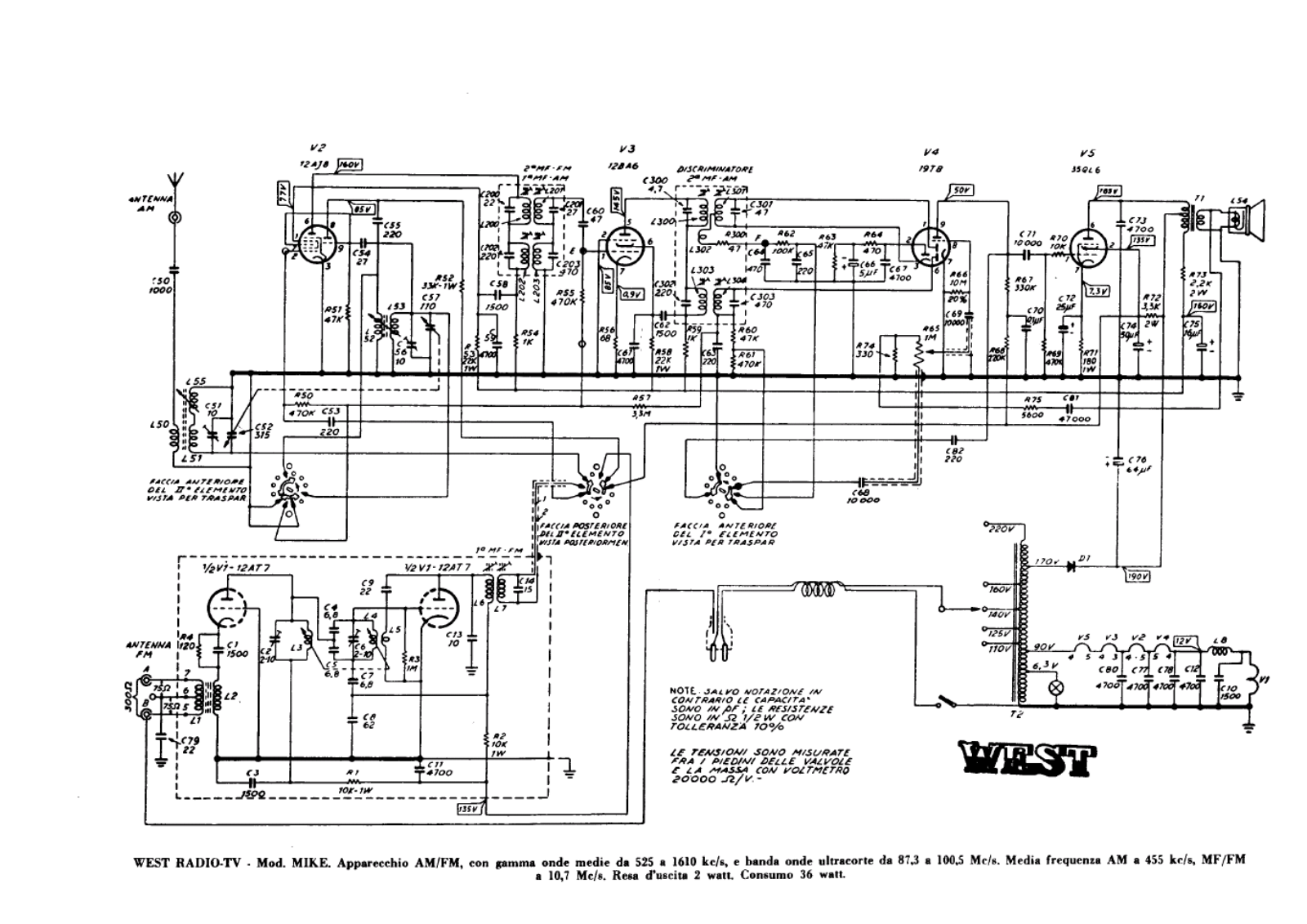 West mike schematic