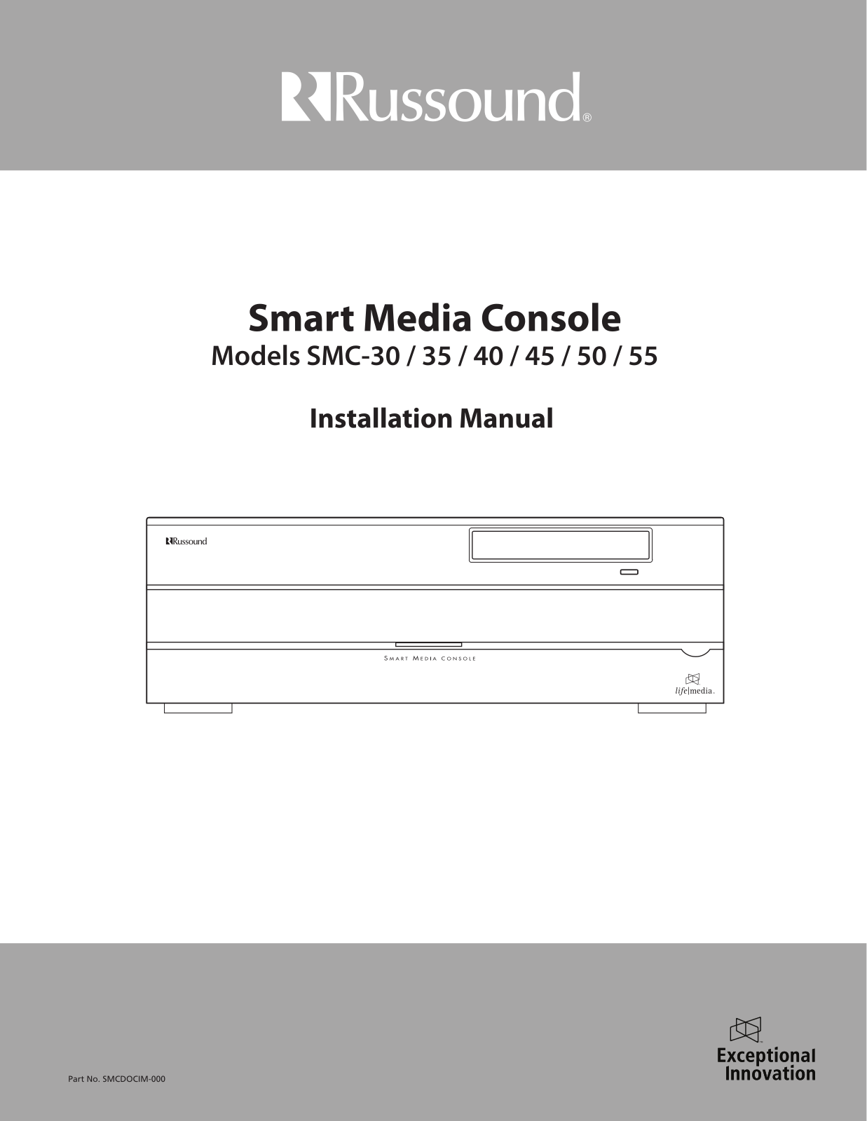 Russound SMC-30, SMC-55 User Manual