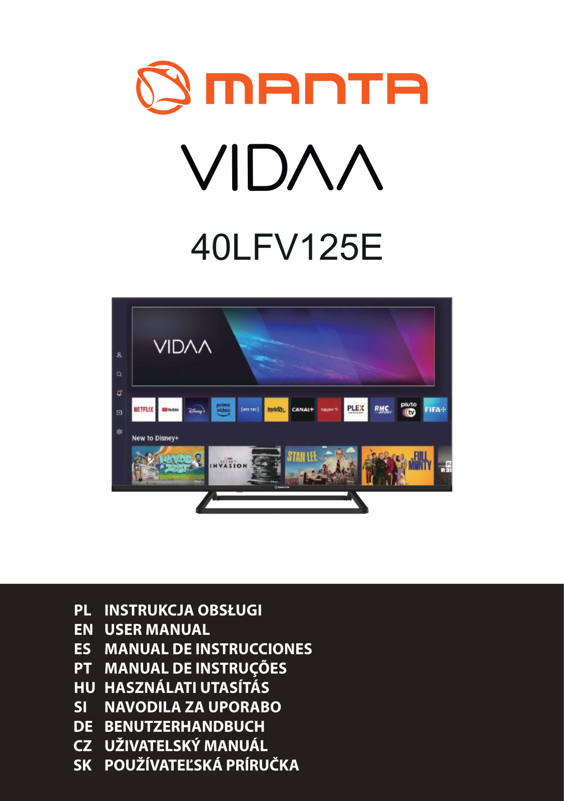 Manta 40LFV125E User guide - ManualMachine.com