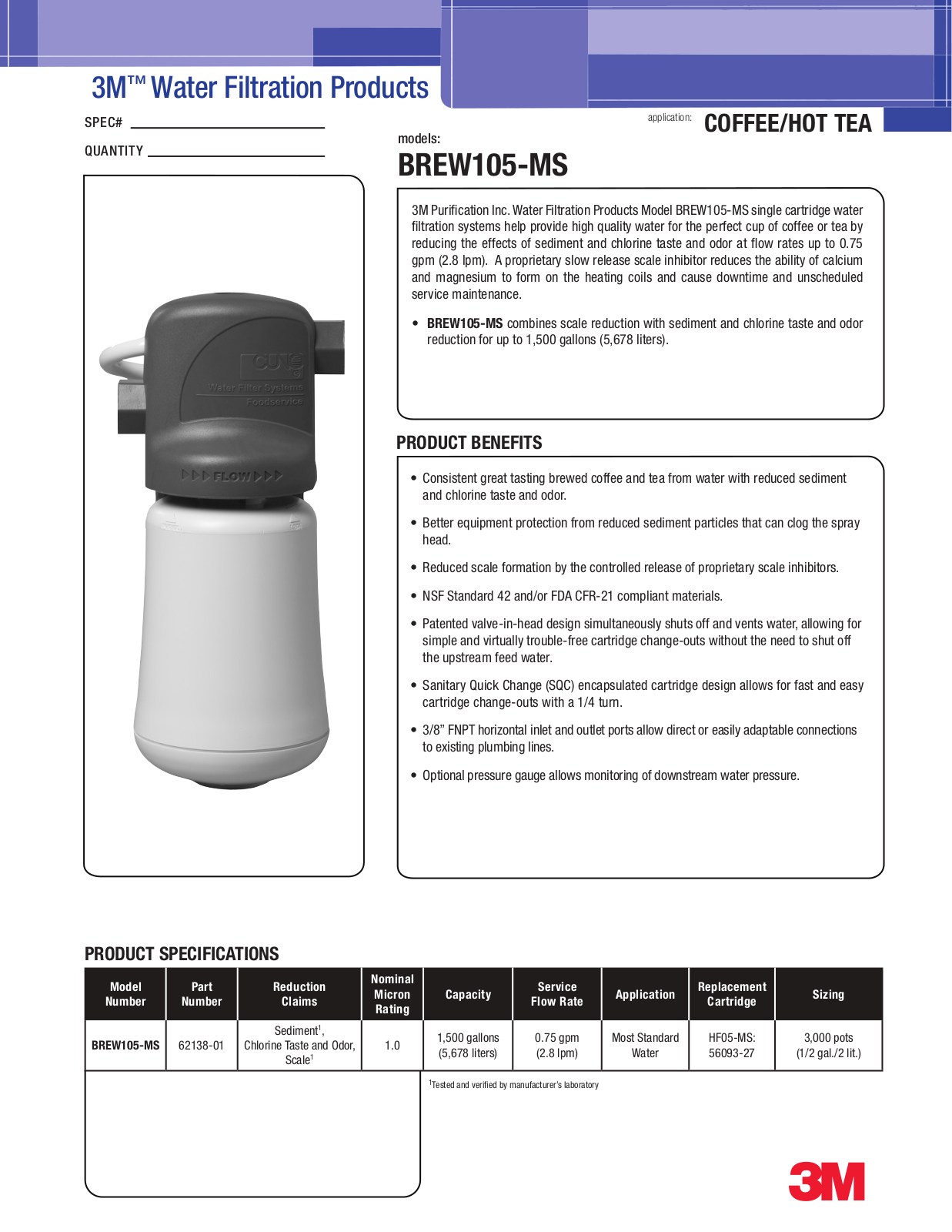 3M BREW105-MS User Manual