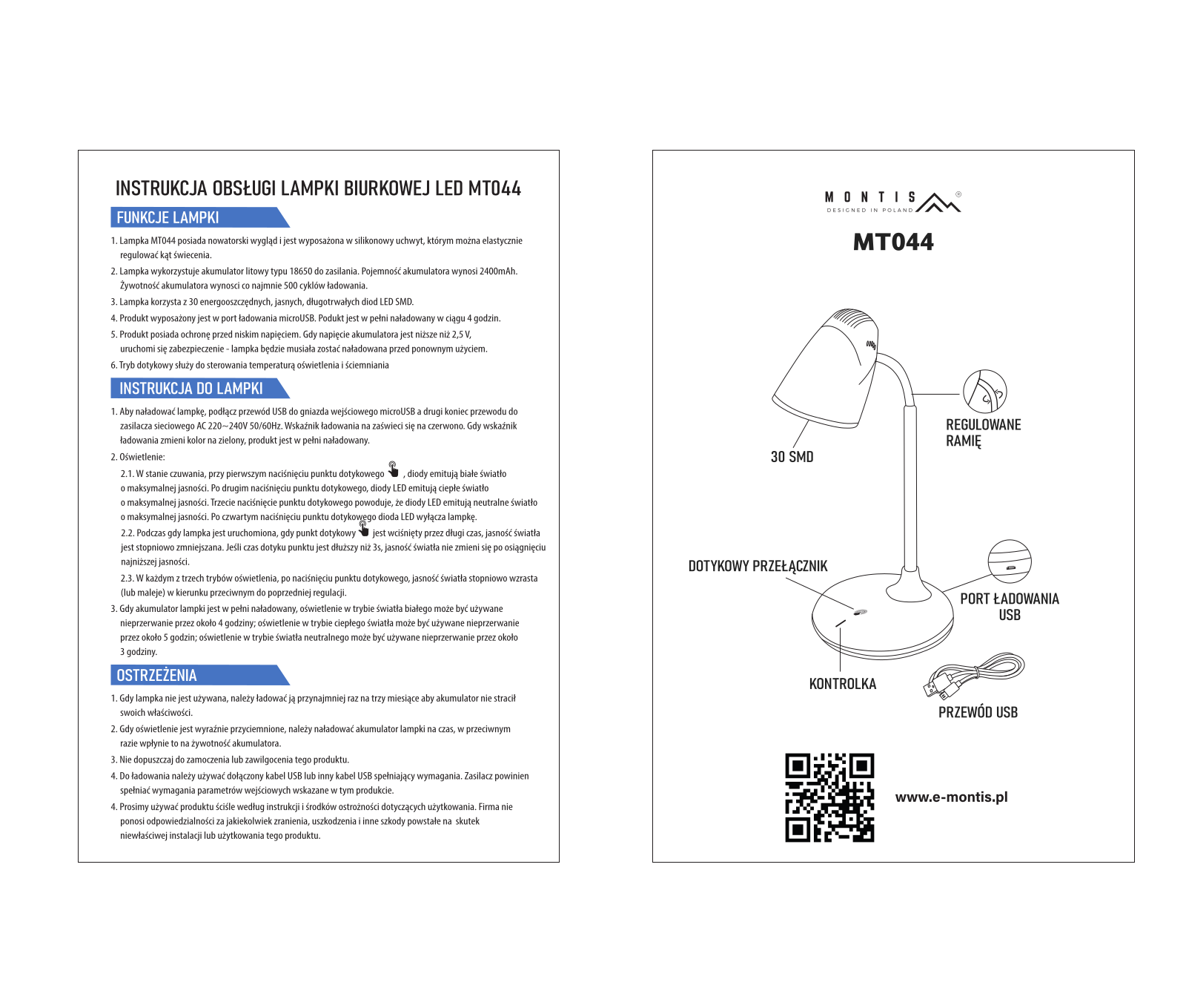 Montis MT044 User guide - ManualMachine.com