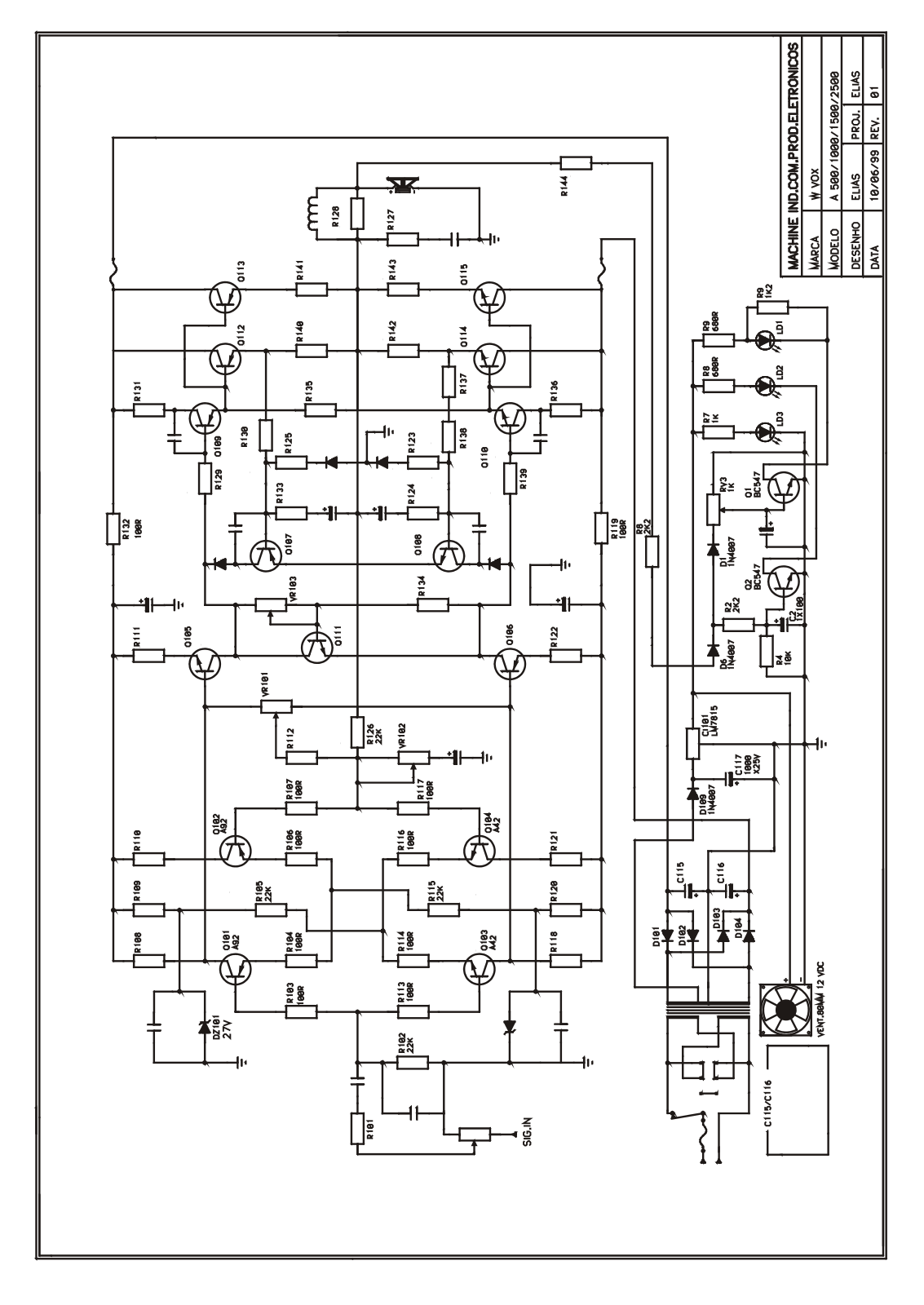 Wvox WA1000 Schematic - ManualMachine.com