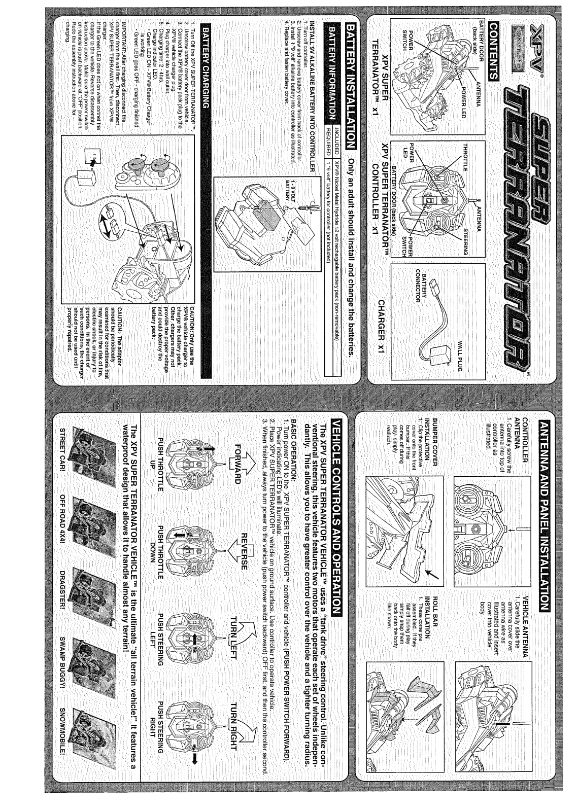 Jakks Pacific RC73964T49, RC73964R49, RC73964T27 Users Manual