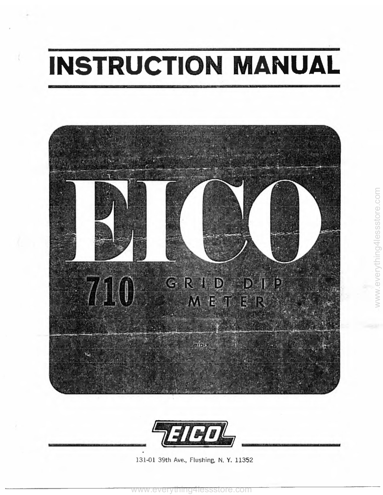 Eico 710 User Manual