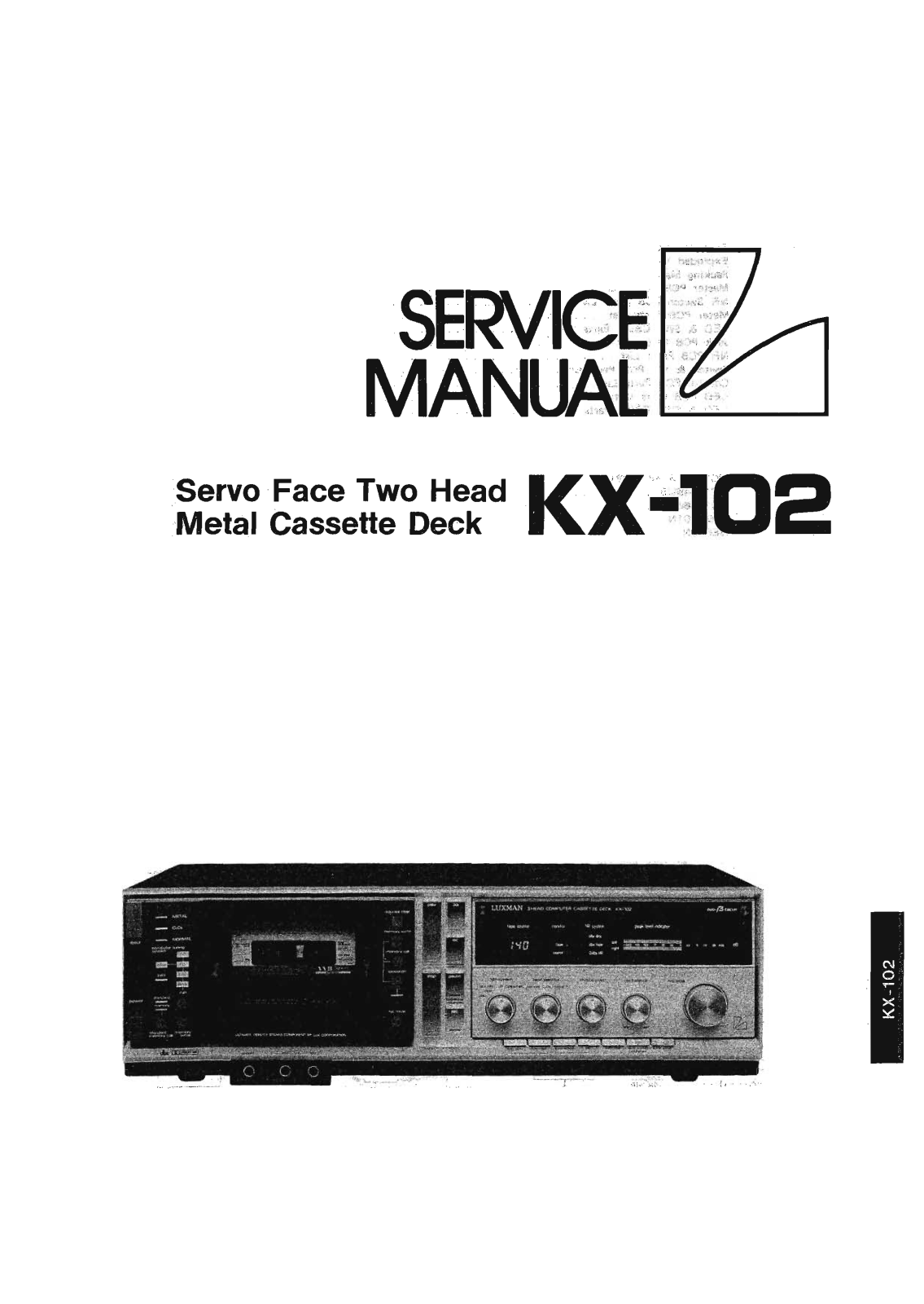 Luxman KX-102 Service Manual