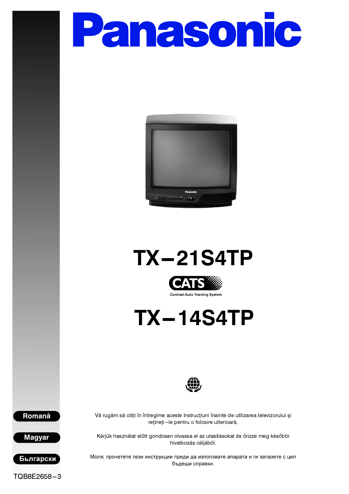 PANASONIC TX-21S4TP, TX-14S4TP User Manual