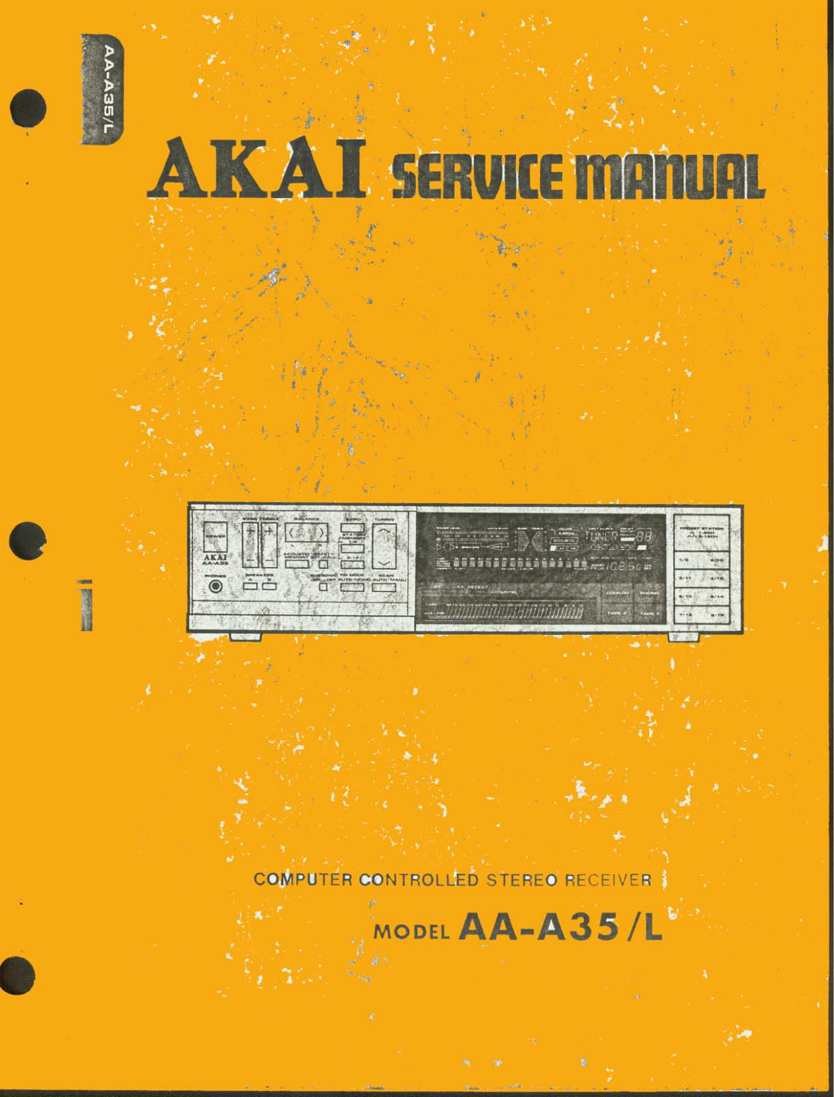 Akai AAA-35, AAA-35l Service manual
