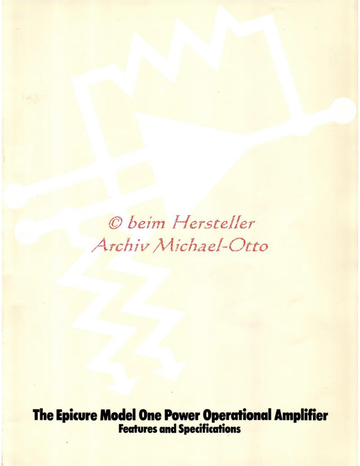 Epicure 1 brochure - ManualMachine.com