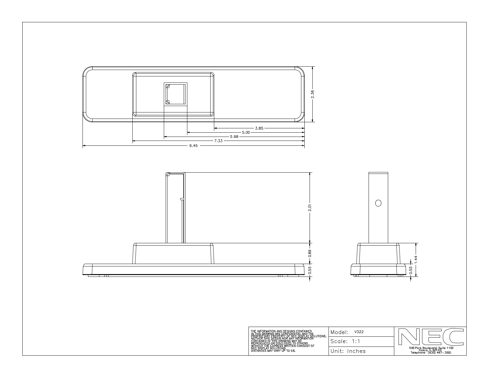 NEC ST-322 User Manual