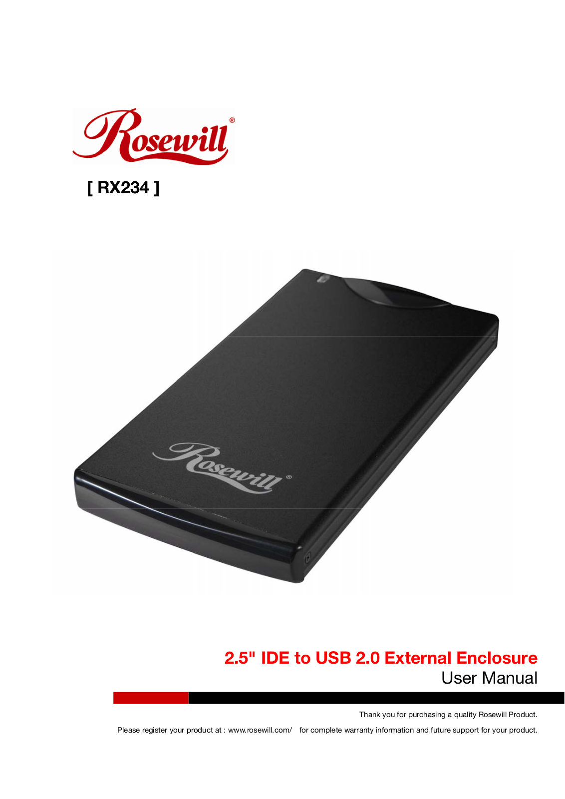 Rosewill RX234 User Manual