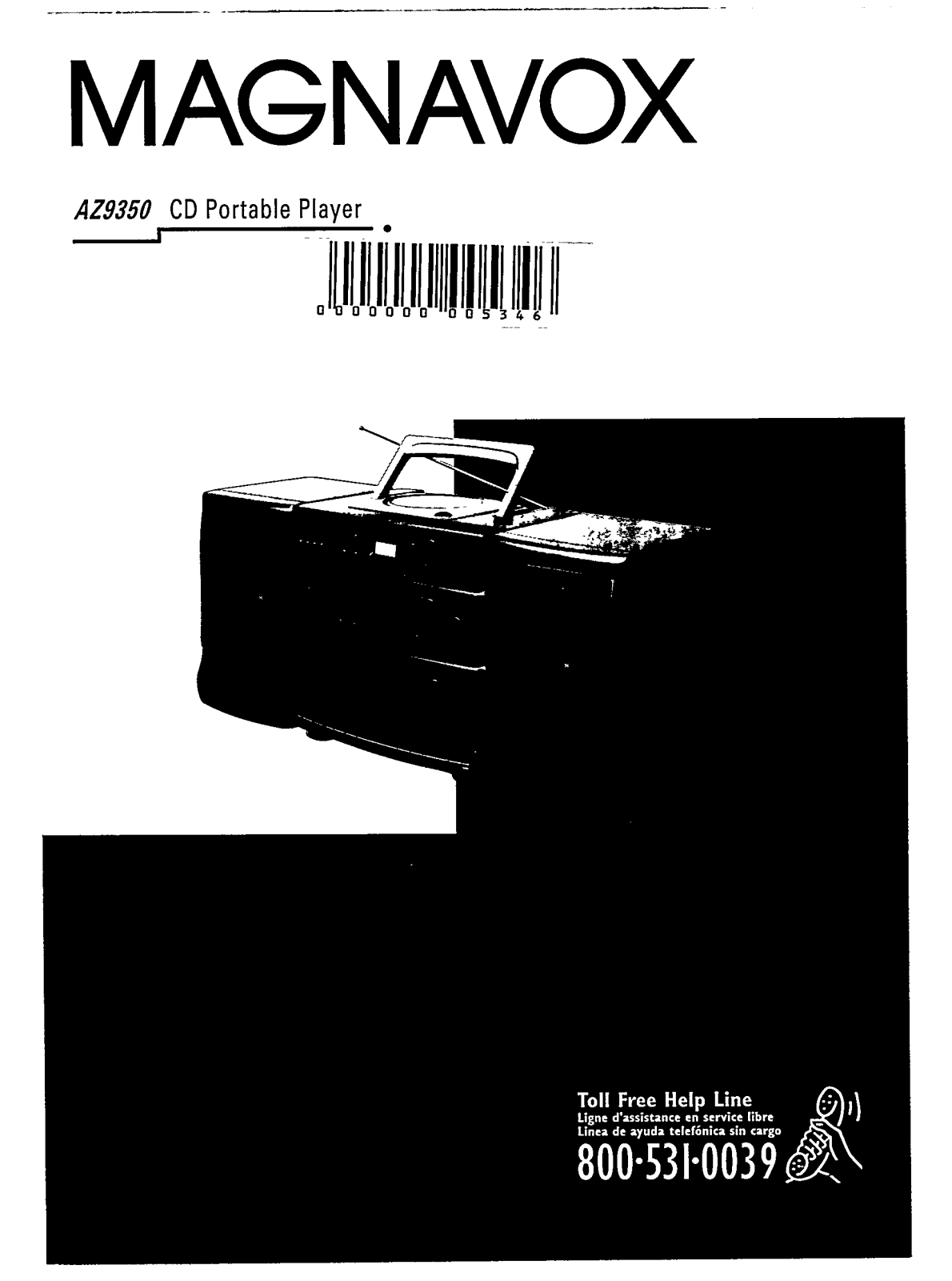 Philips AZ9350/05, AZ9350/01 User Manual