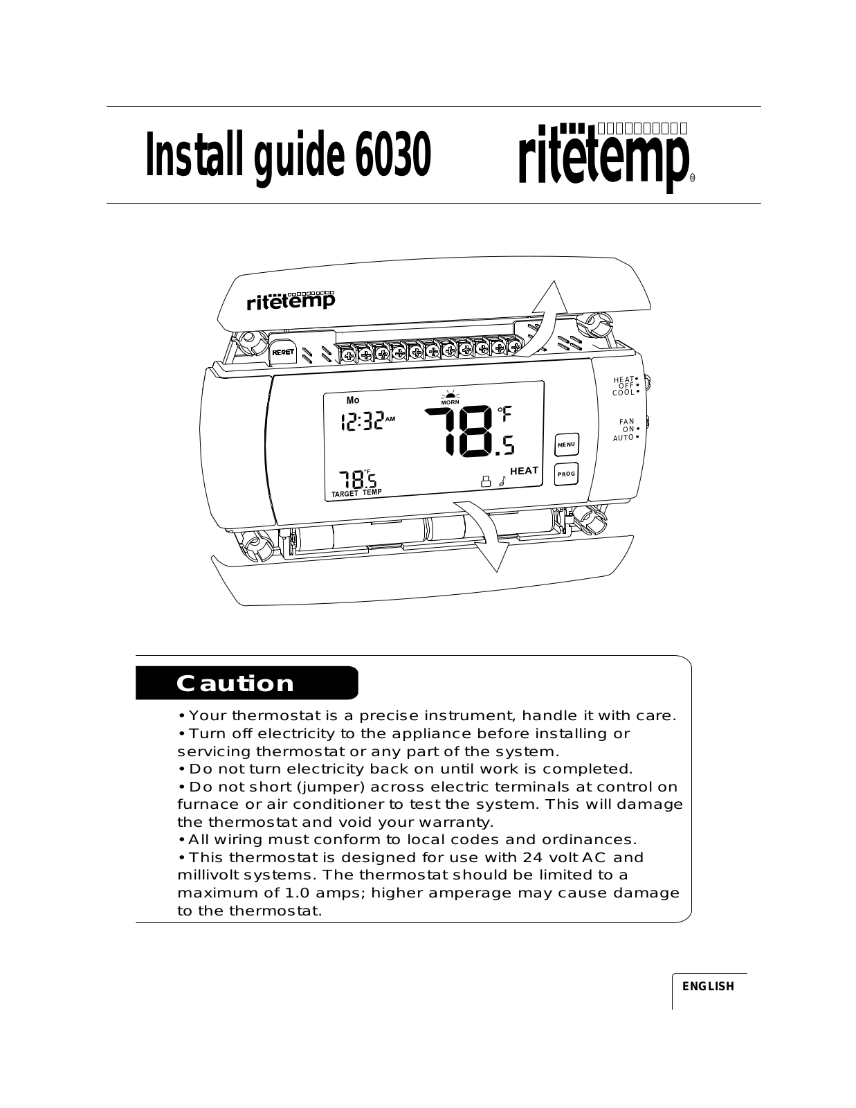 RiteTemp 6030 Quick Start Manual - ManualMachine.com