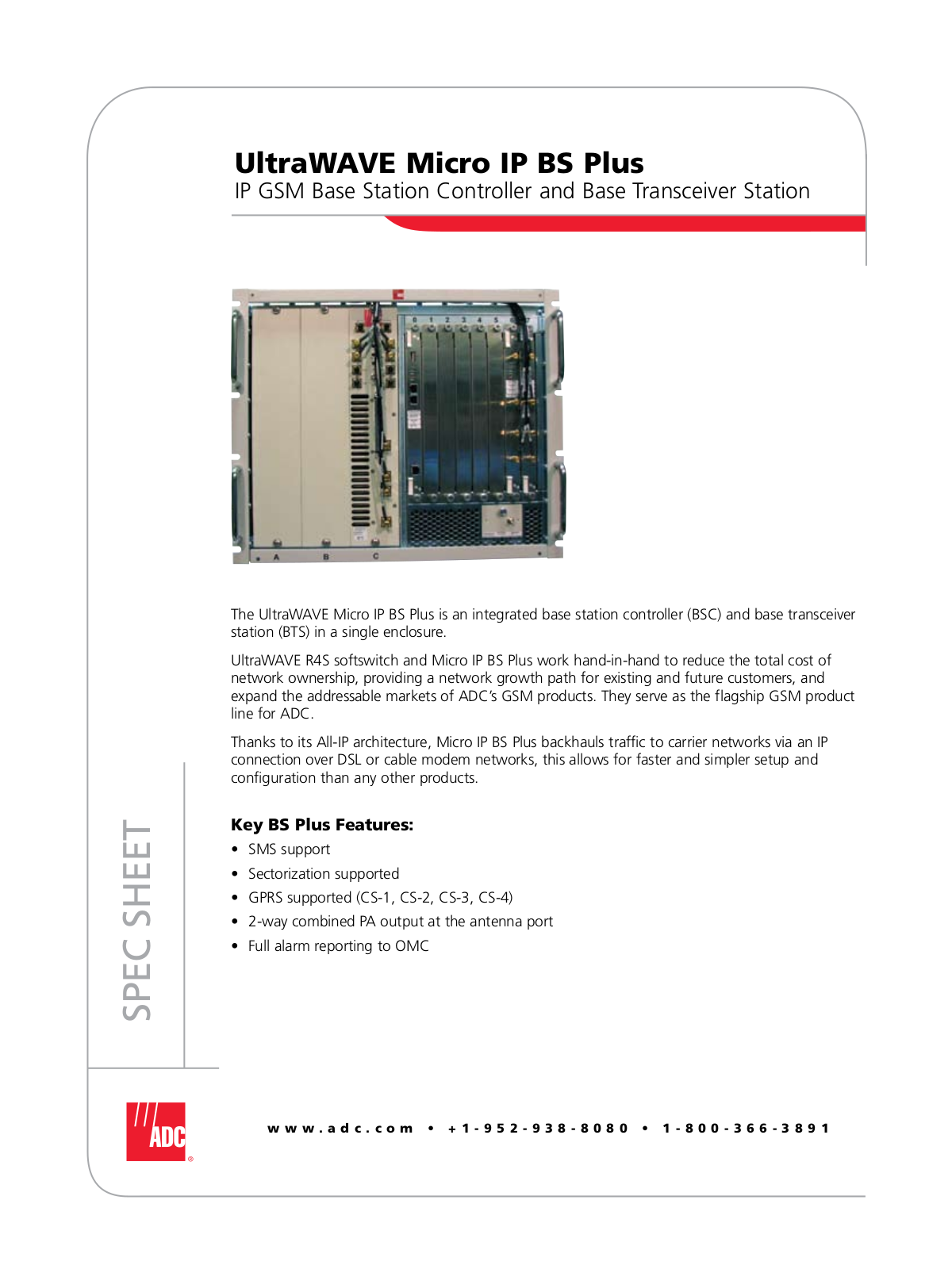 ADC Micro BS Plus UltraWAVE User Manual