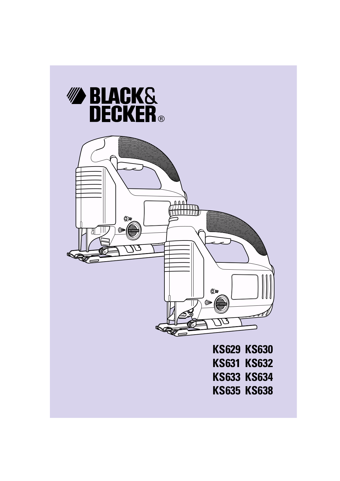 Black & Decker KS638SE User Manual
