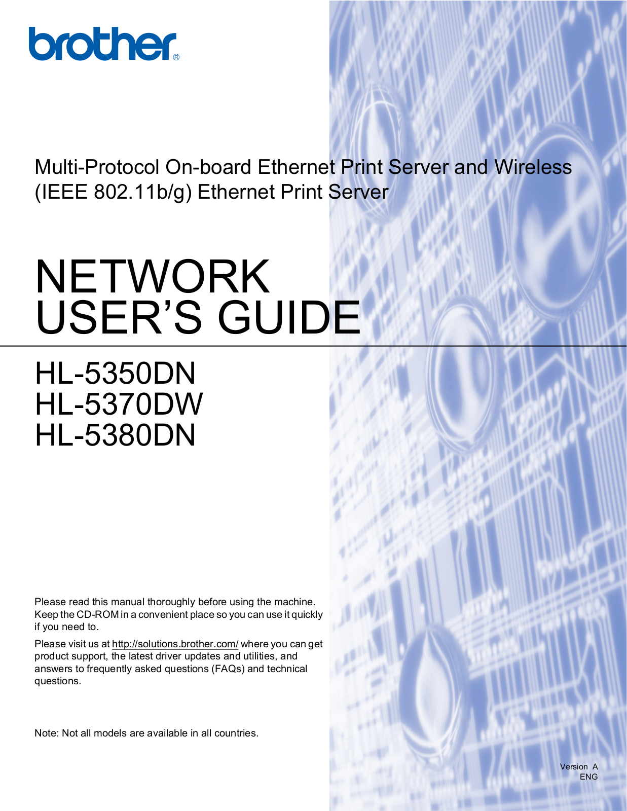 Brother HL 5370DW User Manual