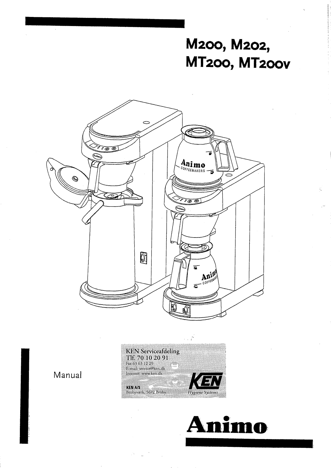 Animo M200, M202 User Manual