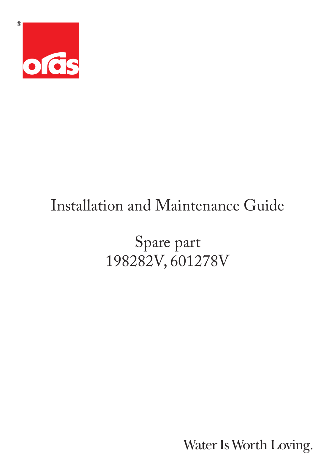 ORAS 198282V, 601278V User manual - ManualMachine.com