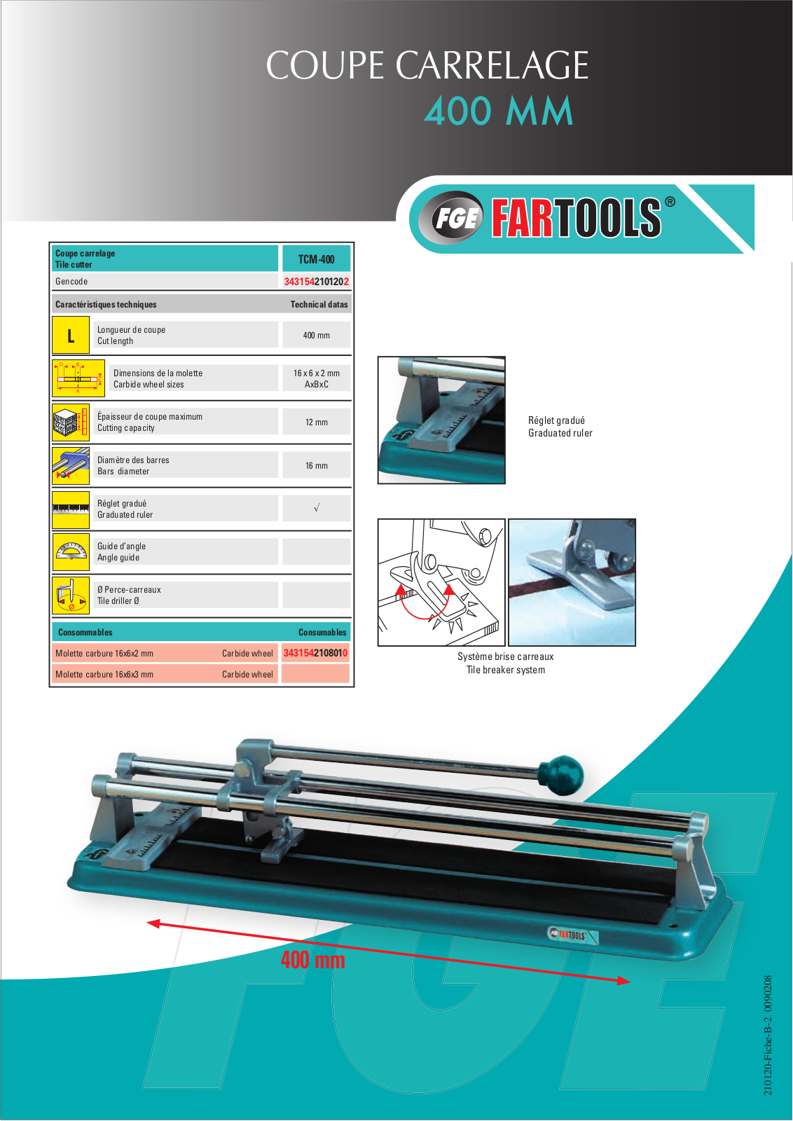 FARTOOLS TCM 400 User Manual