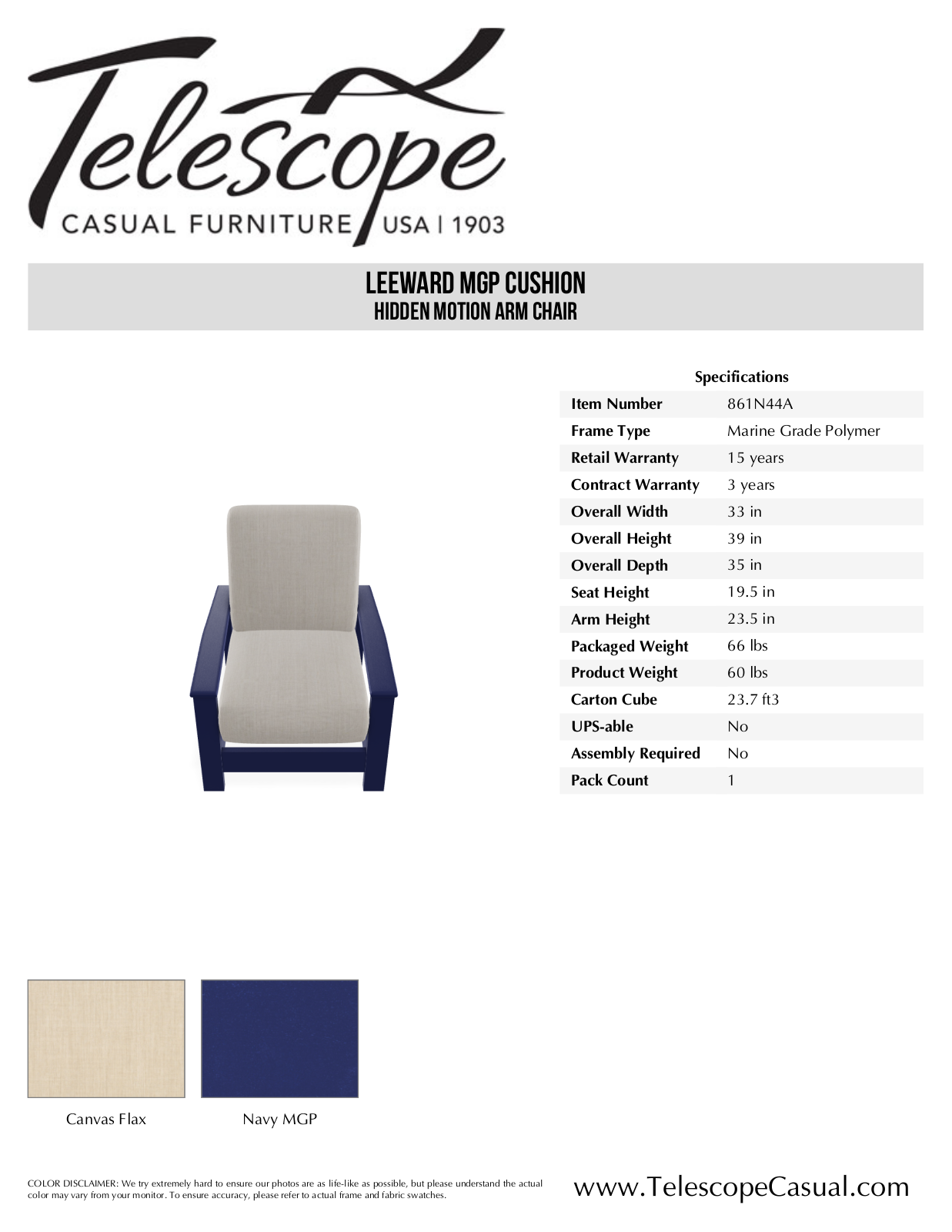 Telescope Casual TE3064 Specifications - ManualMachine.com