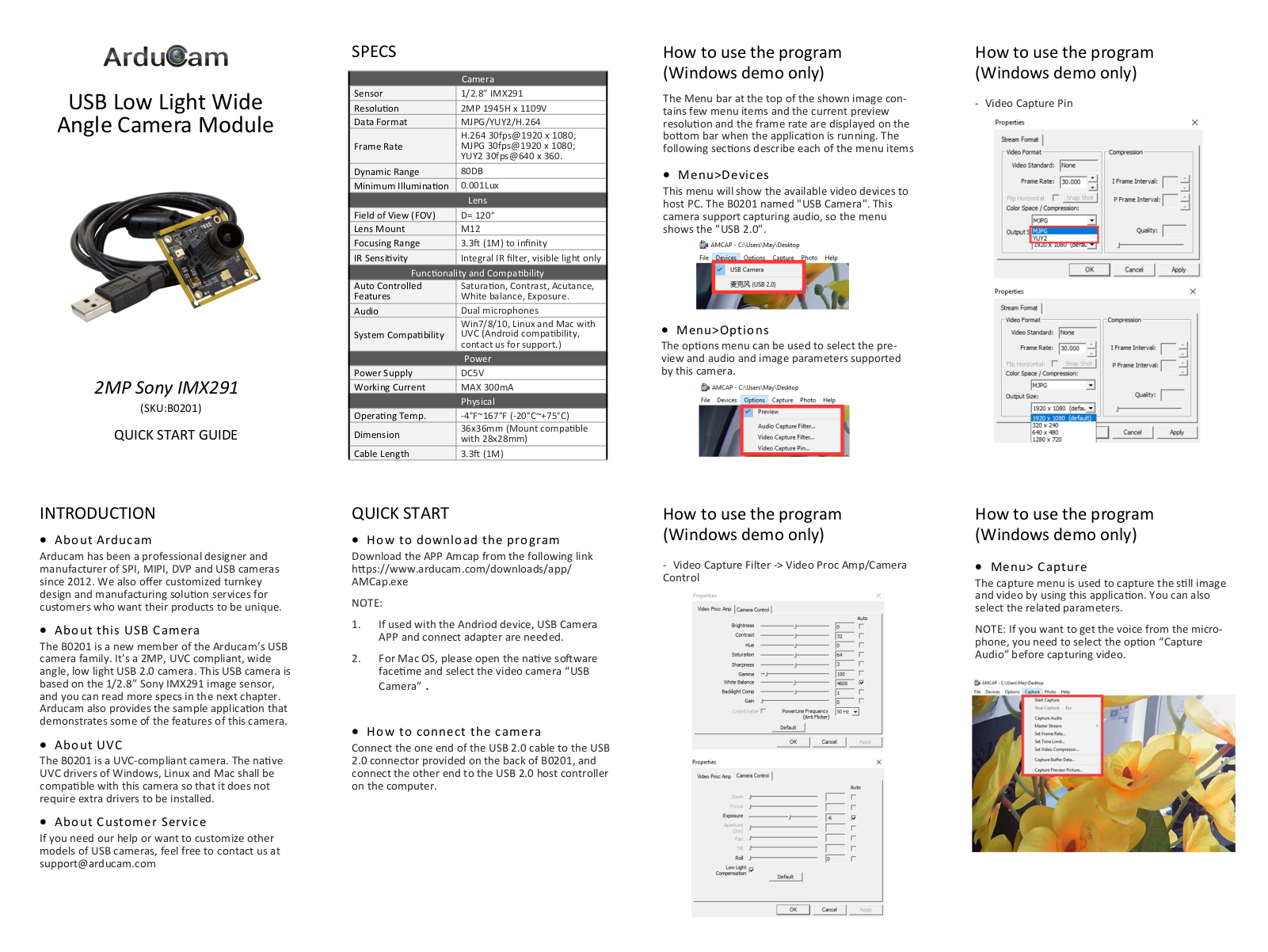 ArduCAM B0201 User Guide - ManualMachine.com