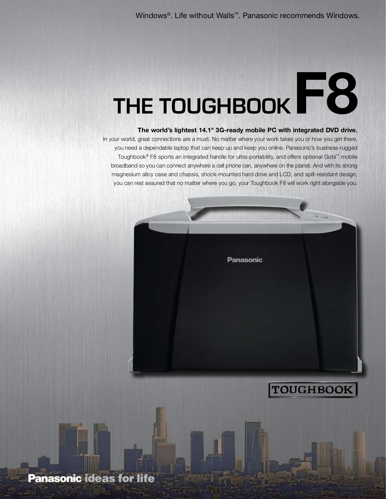 Panasonic Toughbook F8 User Manual