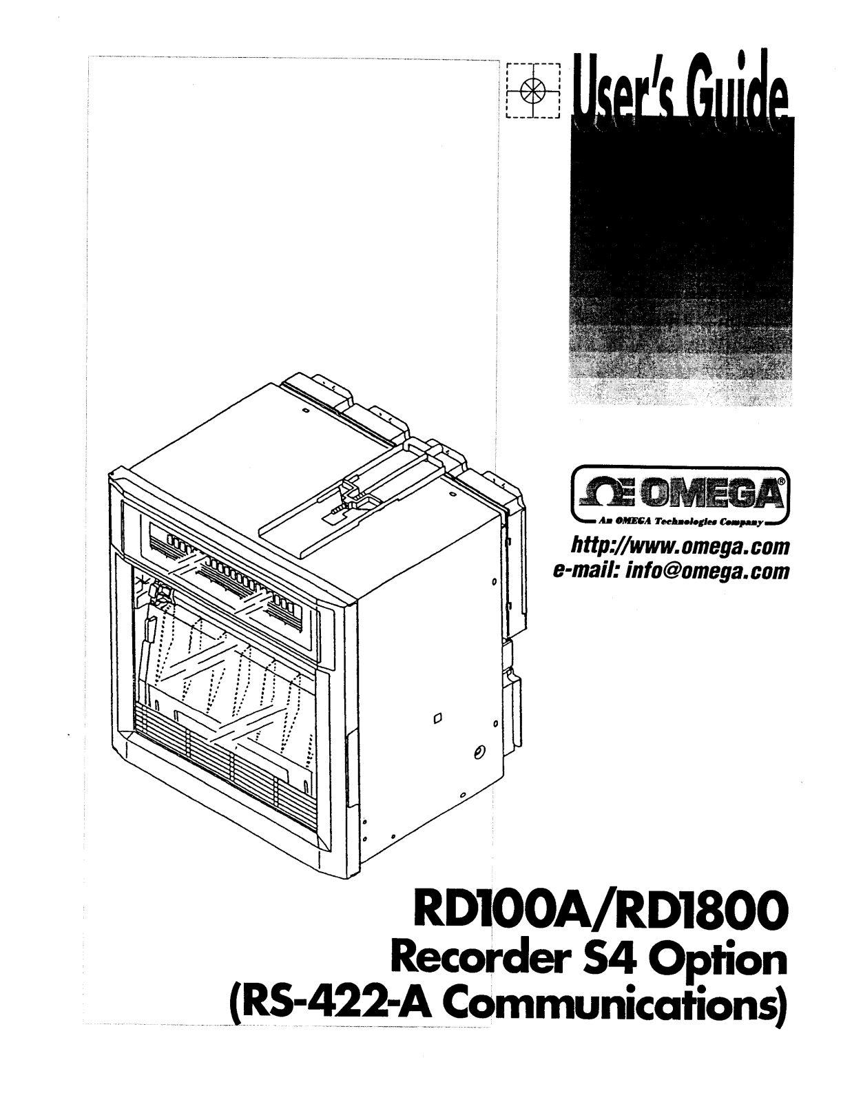 Omega RD100A, RD1800 User guide - ManualMachine.com