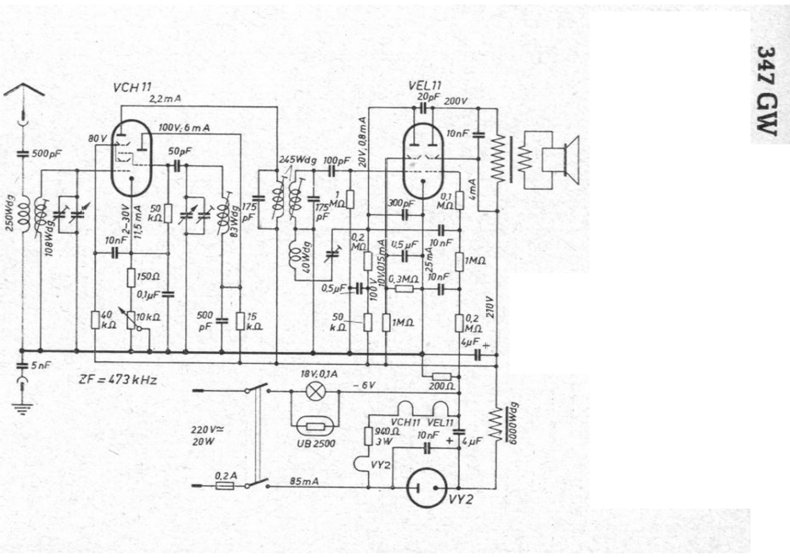 Eltra 347gw schematic