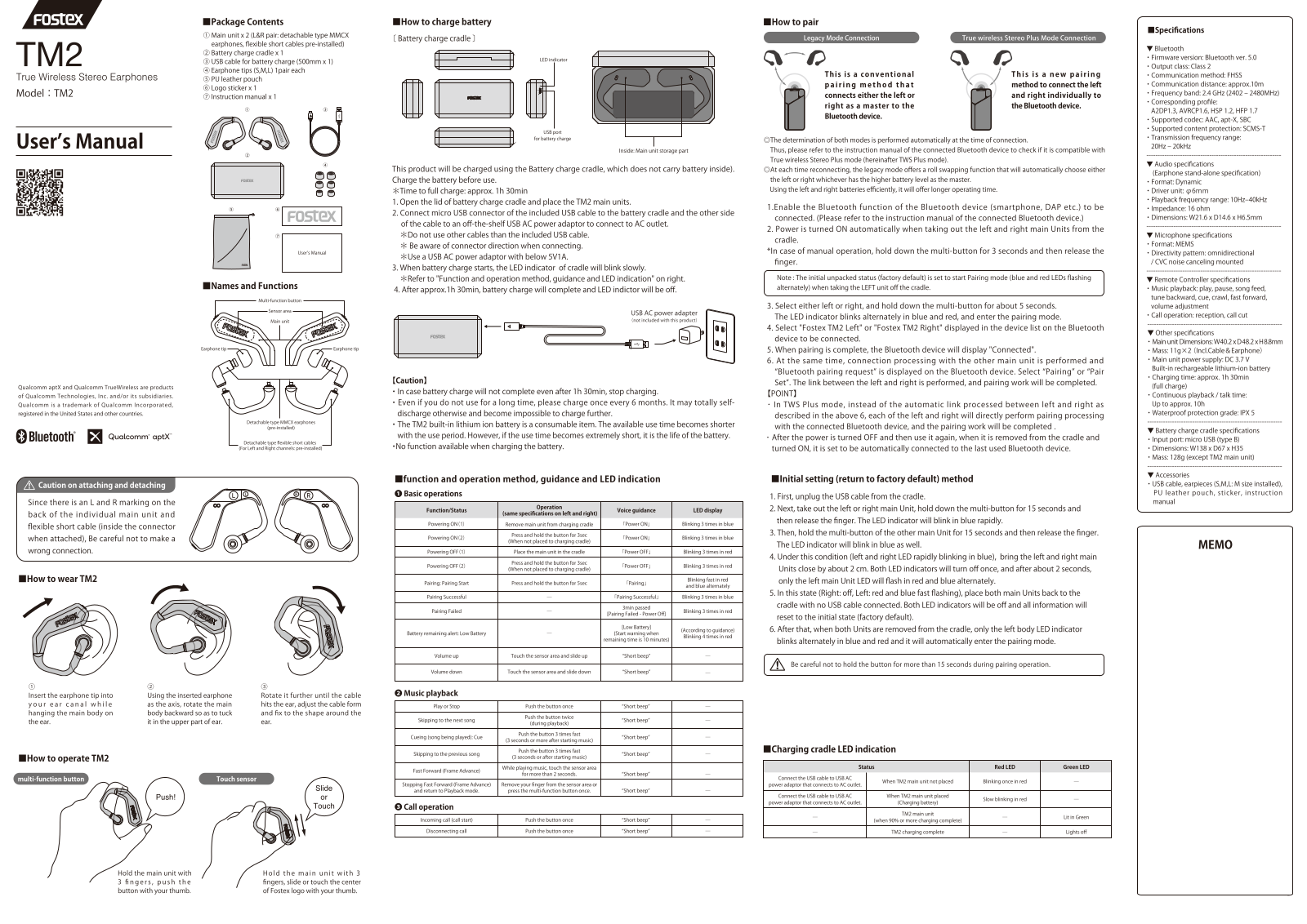 Fostex TM2 User guide - ManualMachine.com