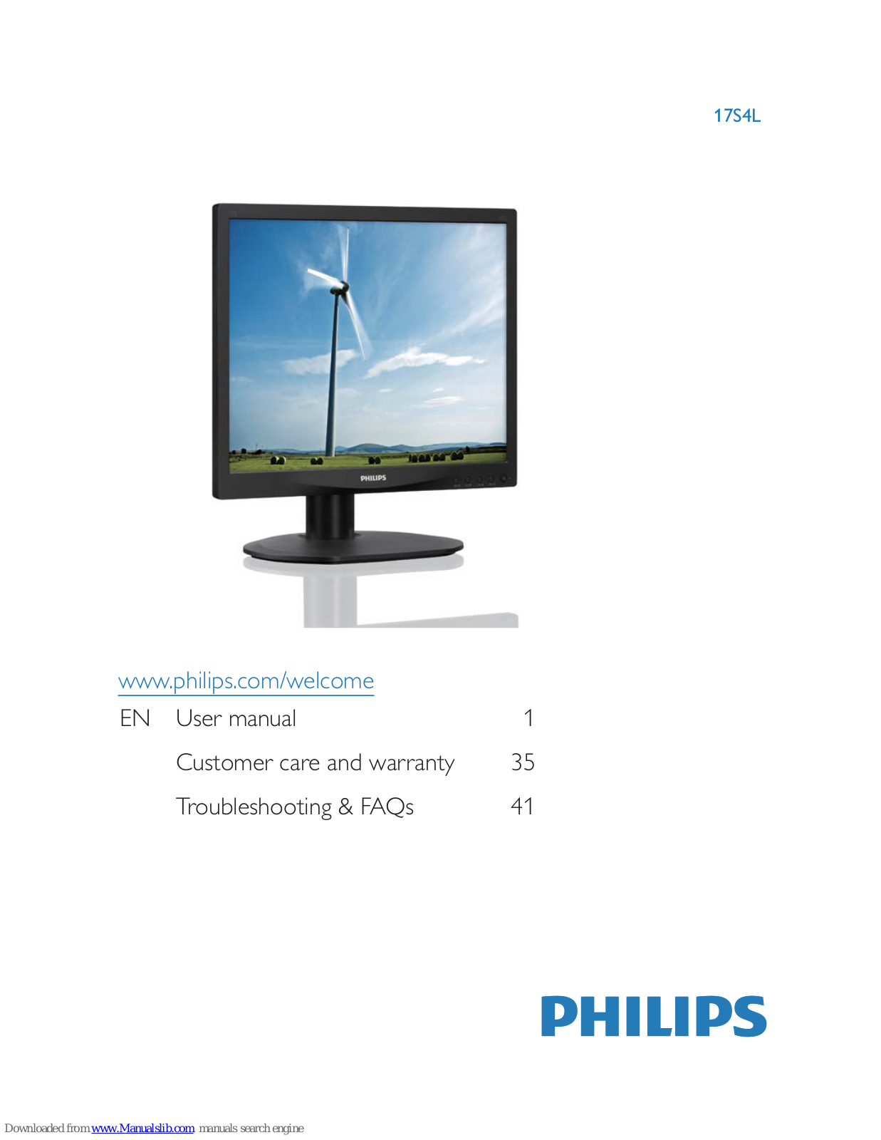 Philips 17S4L User Manual