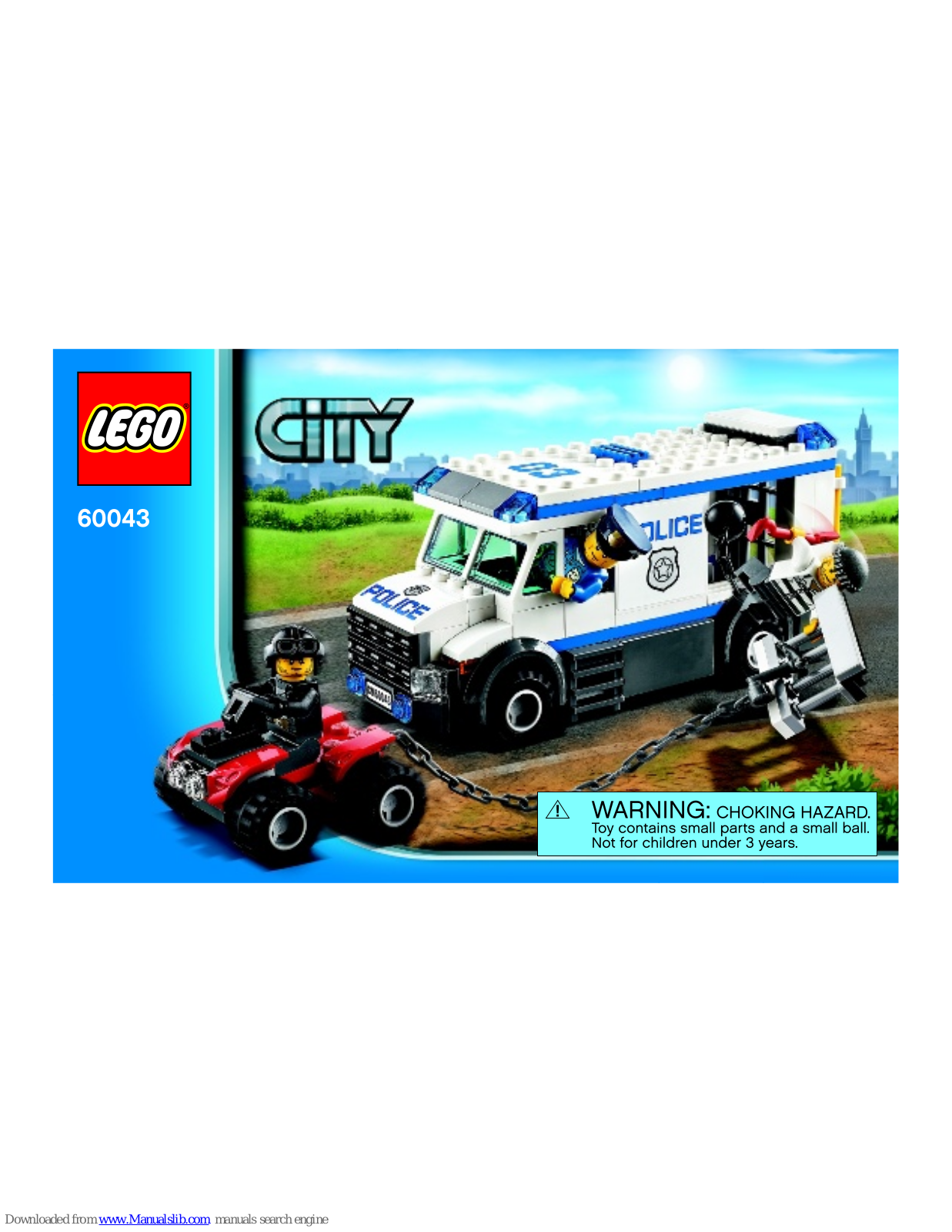 LEGO 60043, CITY 60043 Instructions Manual