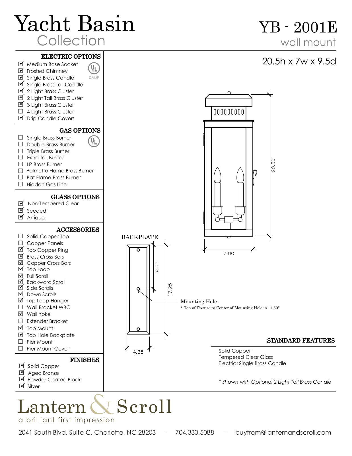 Lantern & Scroll LASC1226 Specifications - ManualMachine.com