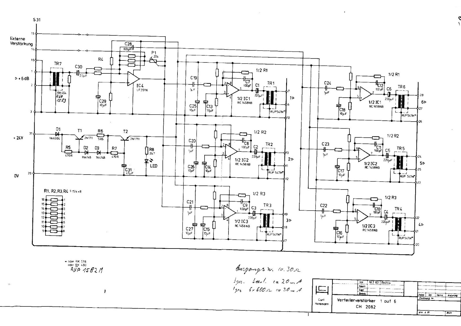 Other C CurtHensmann-CH2082 Schematic - ManualMachine.com