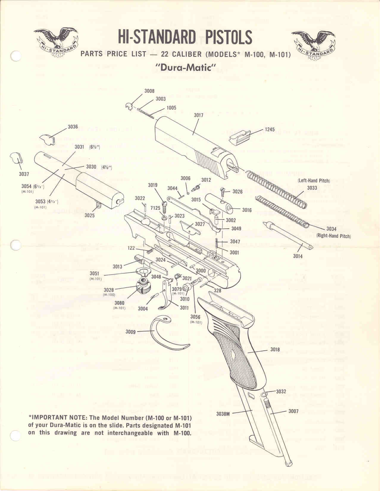 histandard m101 User Guide