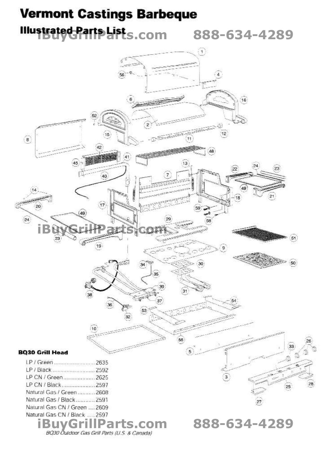 Vermont Castings Bq30 Owner's Manual