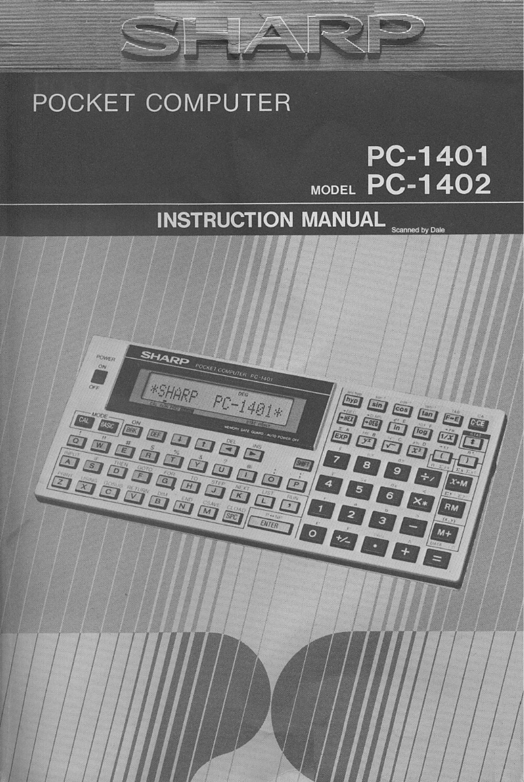 SHARP pc-1401 User Manual