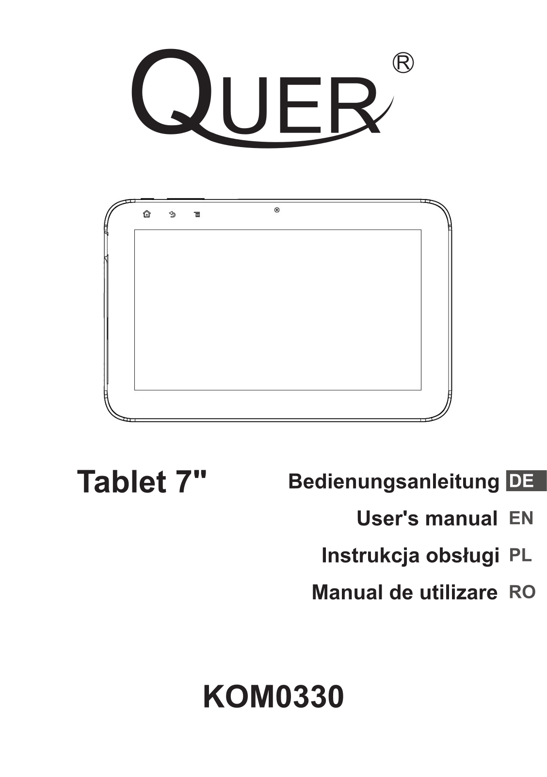 Quer KOM0330 User Manual