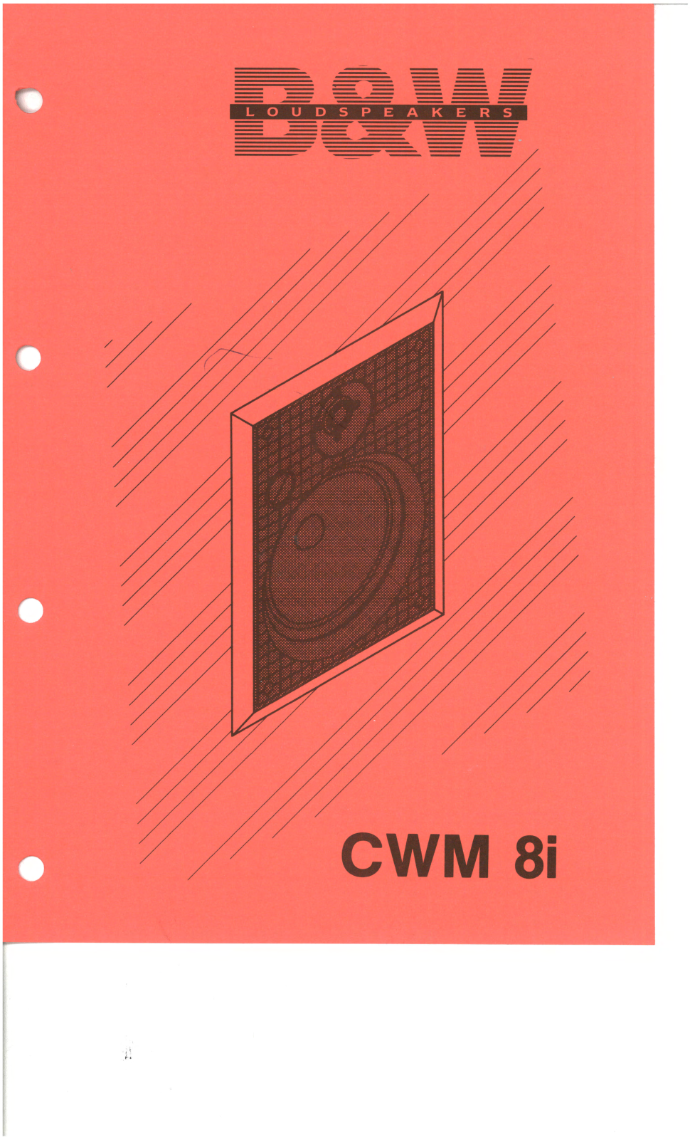 Bowers and Wilkins CWM-8-I Service manual