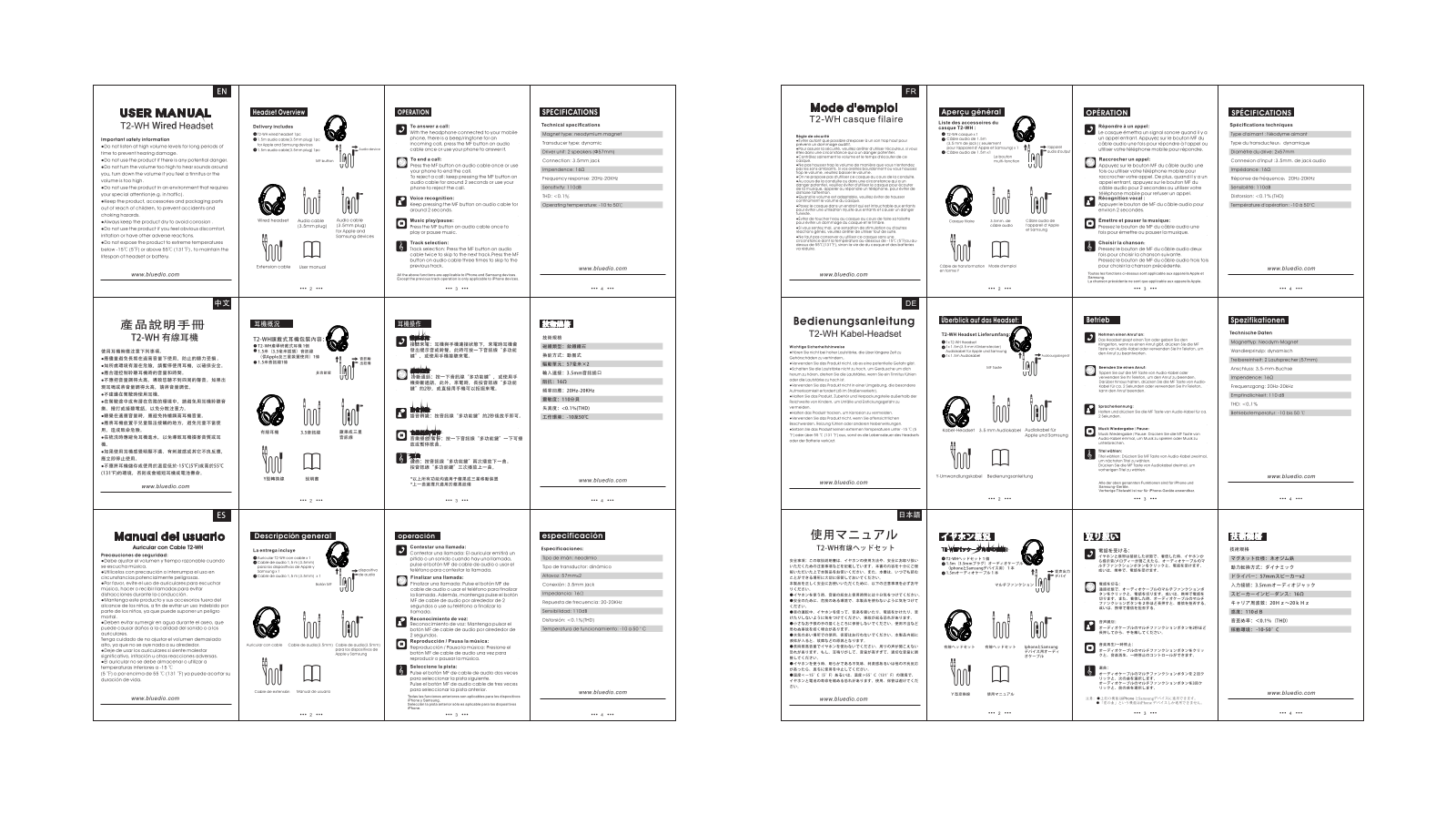 Bluedio T2-WH User Manual