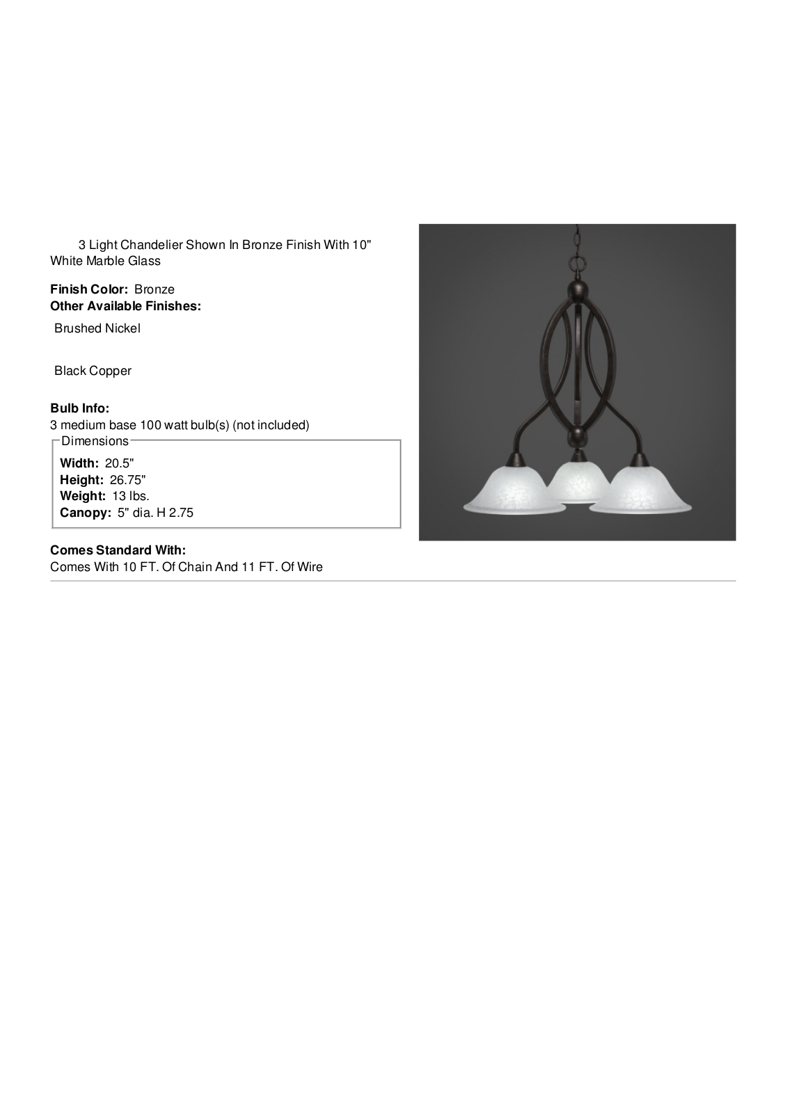 Fleur De Lis Living FDLL3642 Specifications - ManualMachine.com