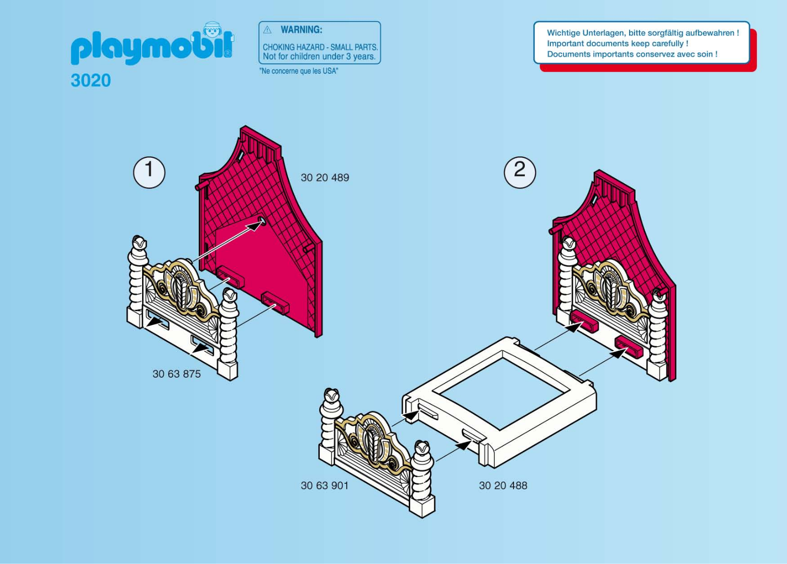 Playmobil 3020 Instructions