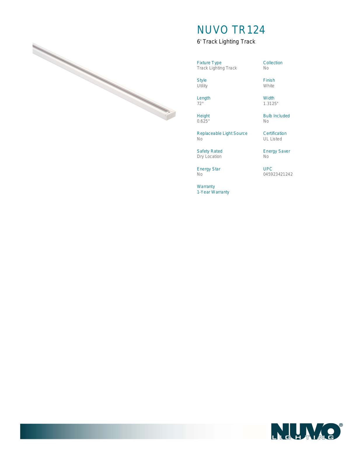 Nuvo Lighting OUV4403 Specifications - ManualMachine.com