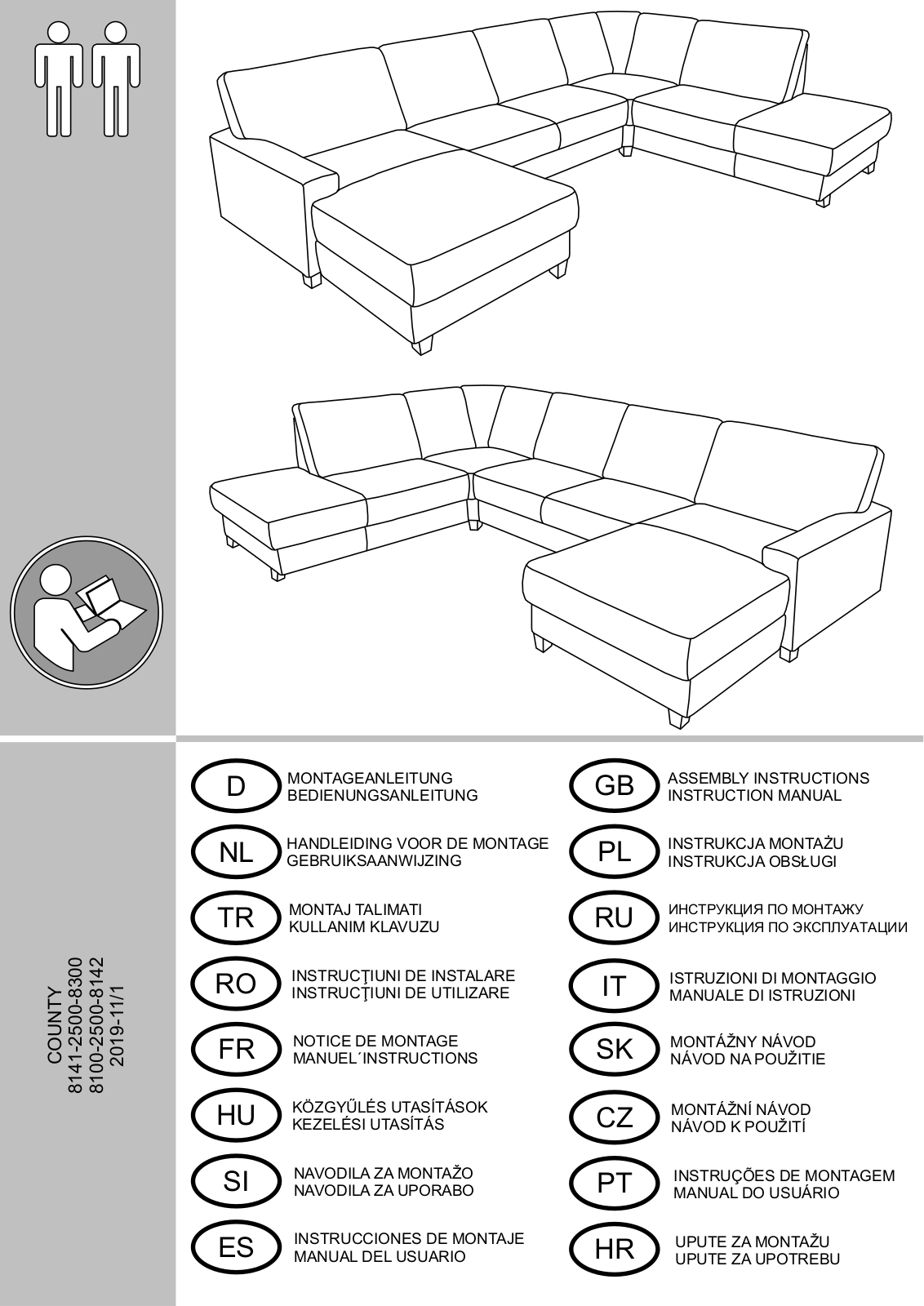 Home affaire County Assembly instructions