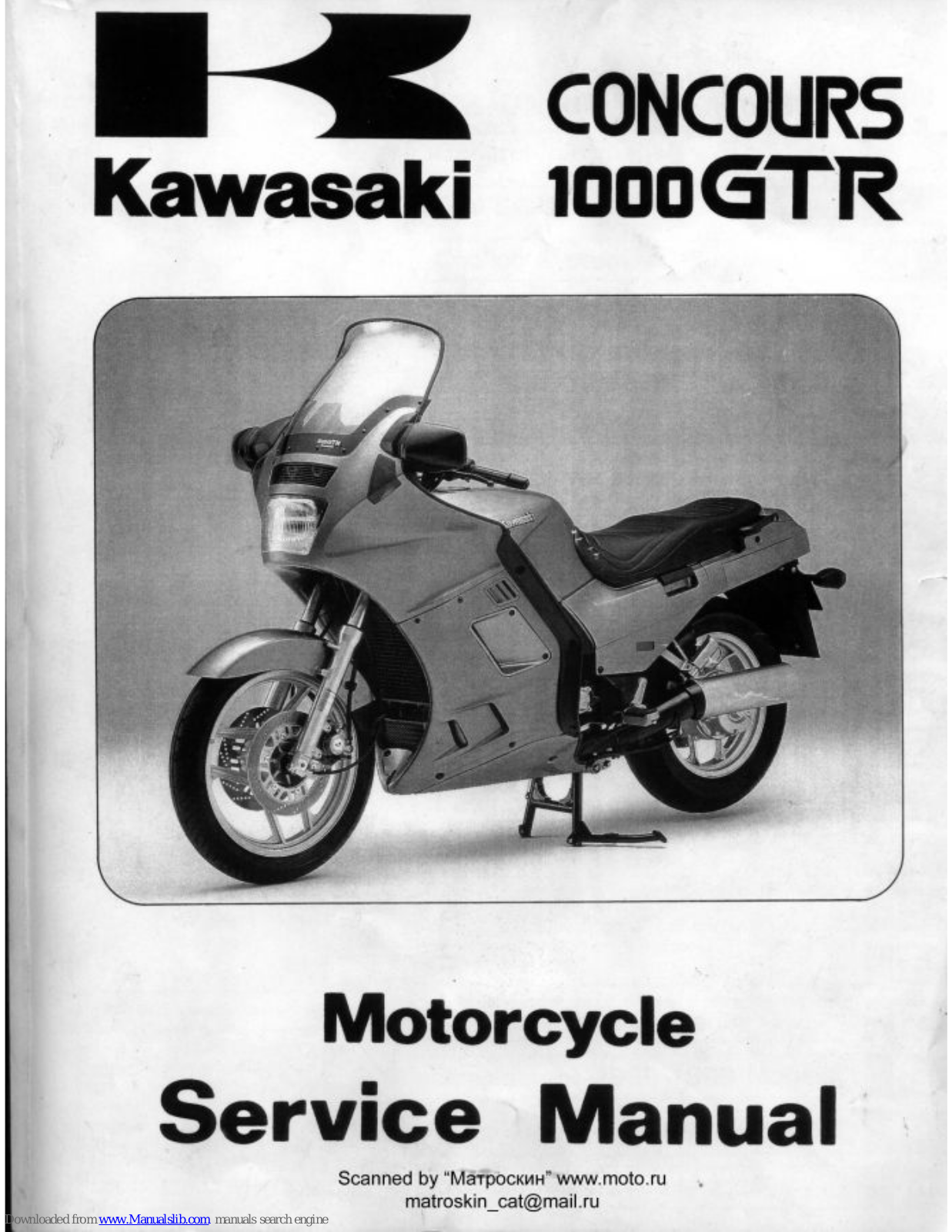 Kawasaki Concours 1000GTR Service Manual