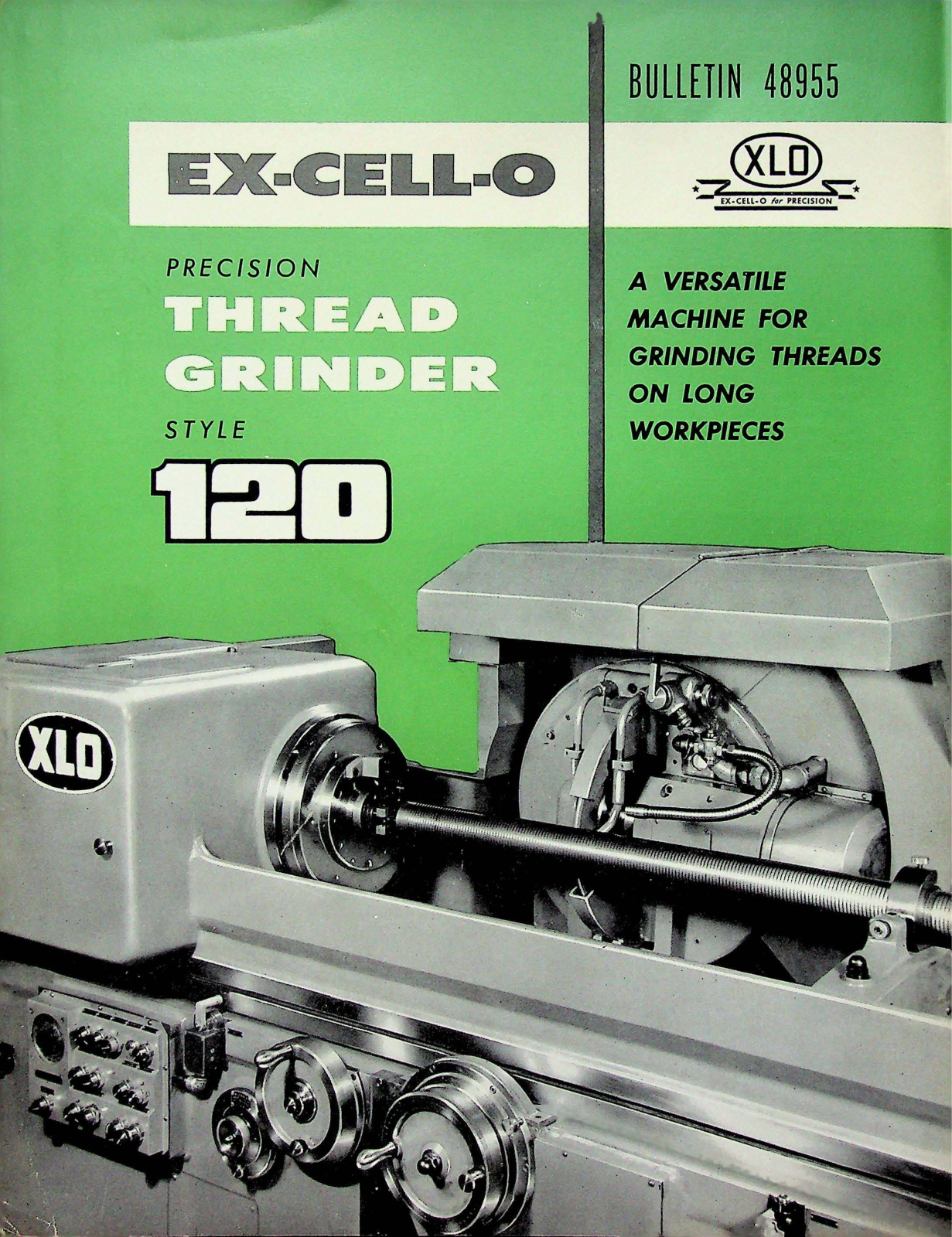 Ex-Cell-O Machine Tools Style 120 Precision Thread Grinder Grinder - ManualMachine.com