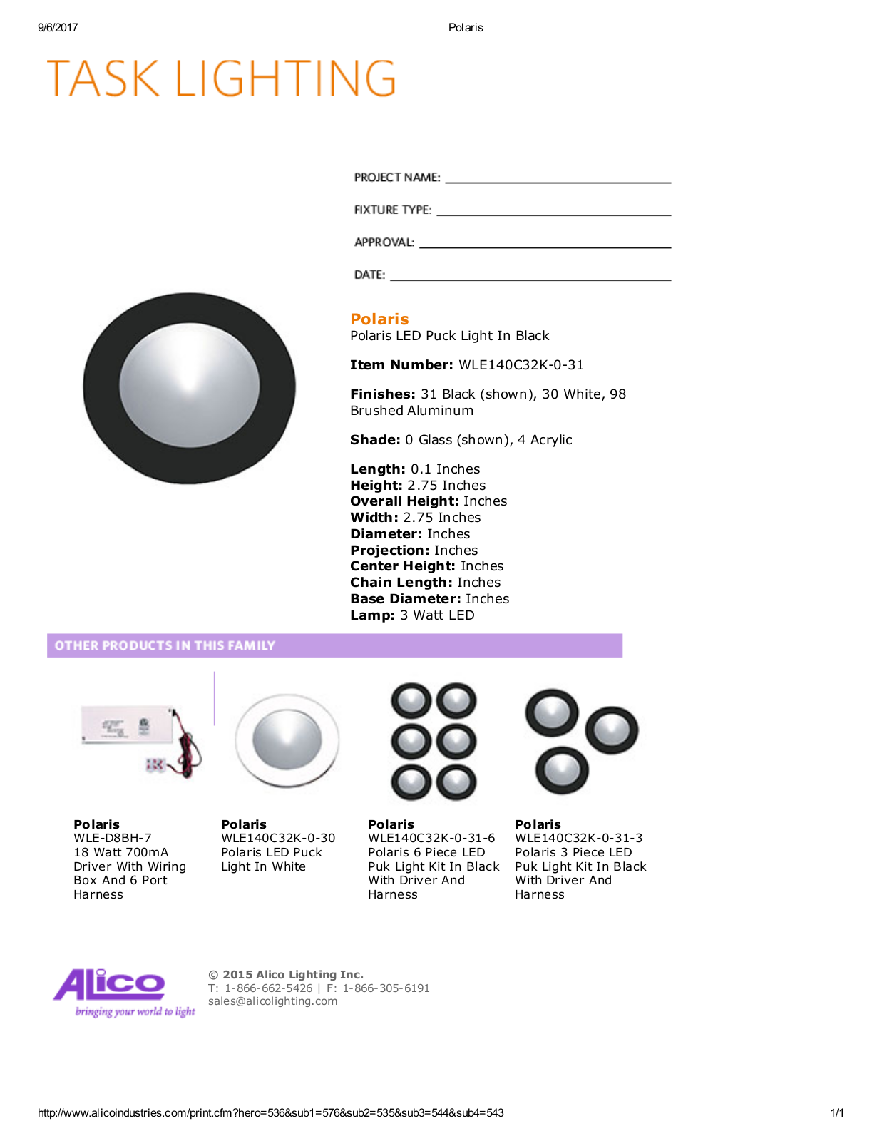 Alico LED2070 Specifications - ManualMachine.com