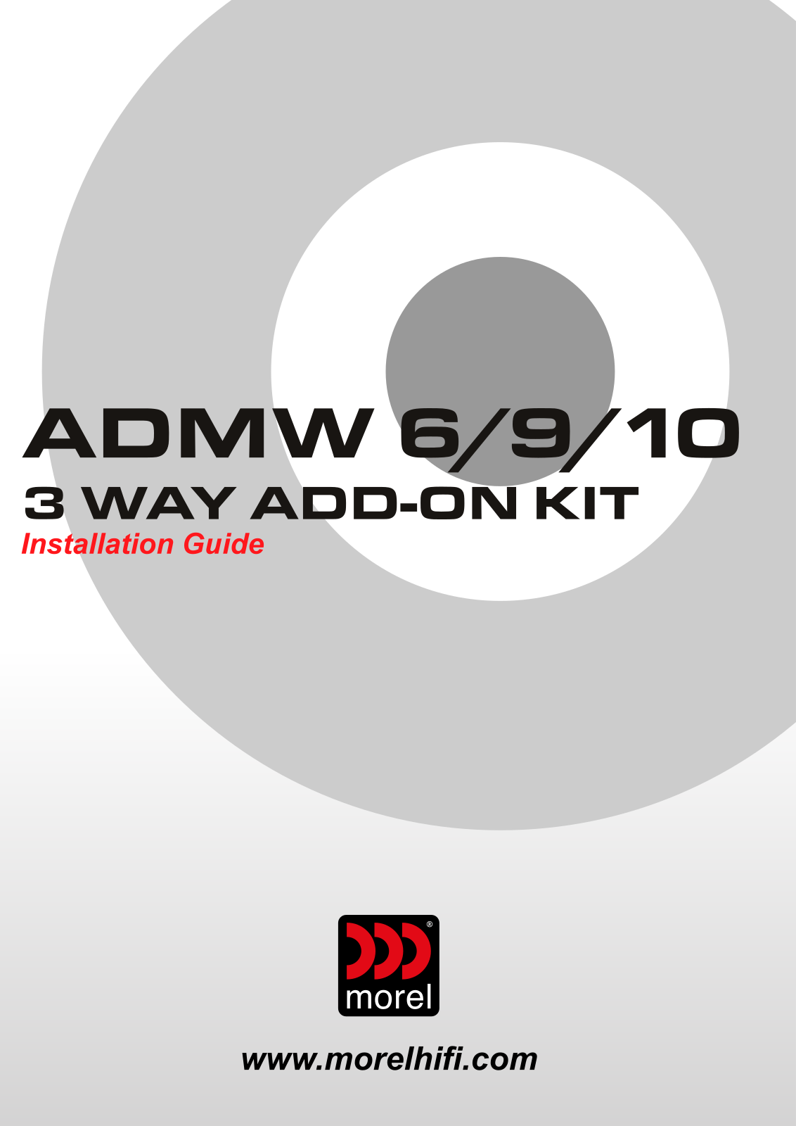 Morel ADMW 9 Installation Guide