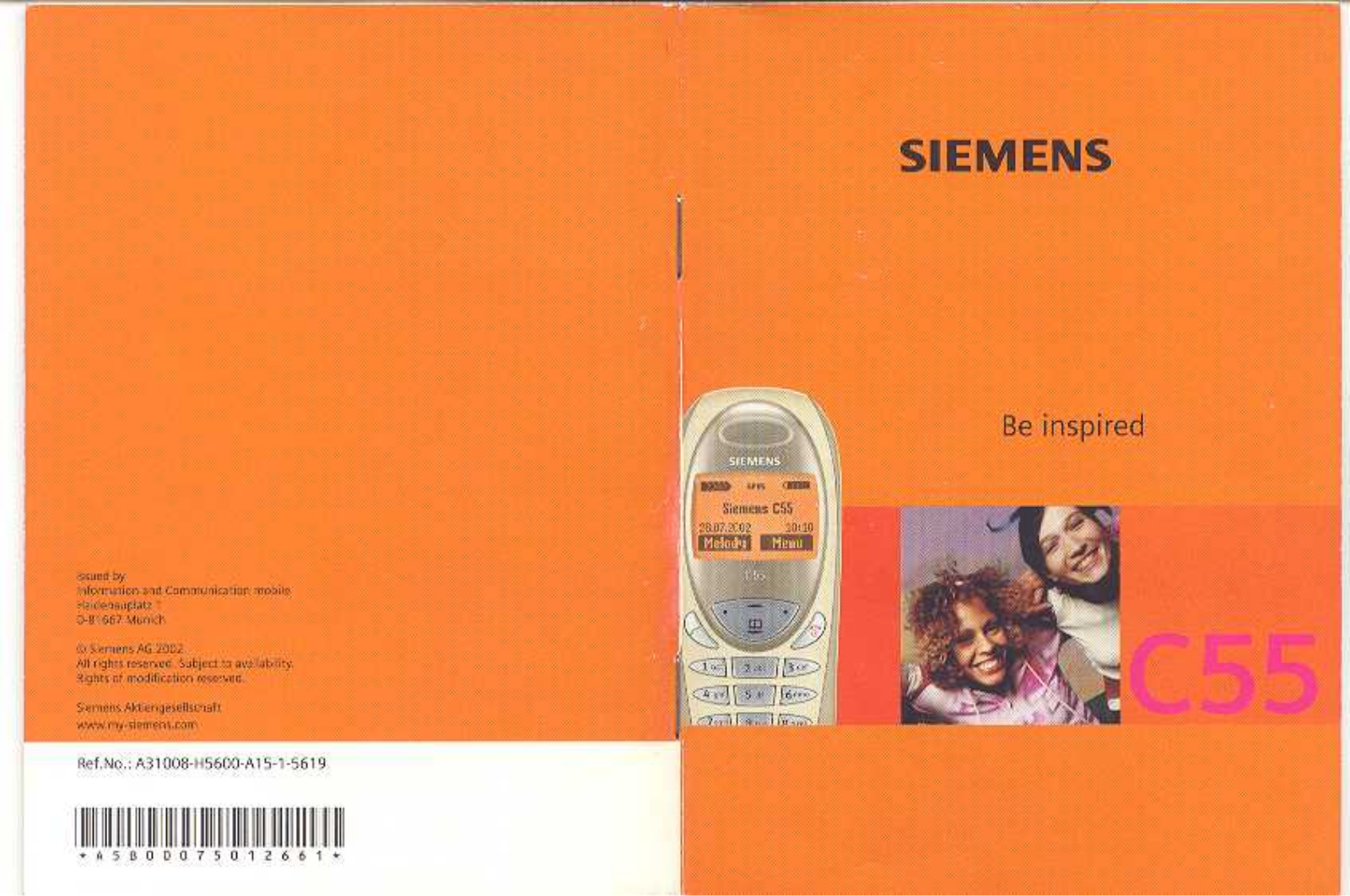 SIEMENS C55 User Manual