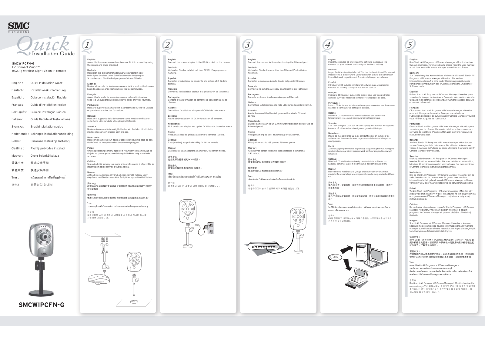 Smc SMCWIPCFN-G User Manual